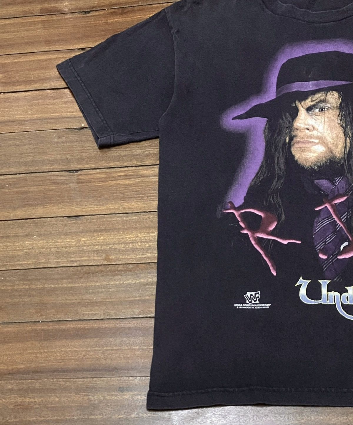 Vintage Very Rare Vintage WWF Wrestler Undertaker T-shirt 1996s Size US M / EU 48-50 / 2 - 5 Thumbnail