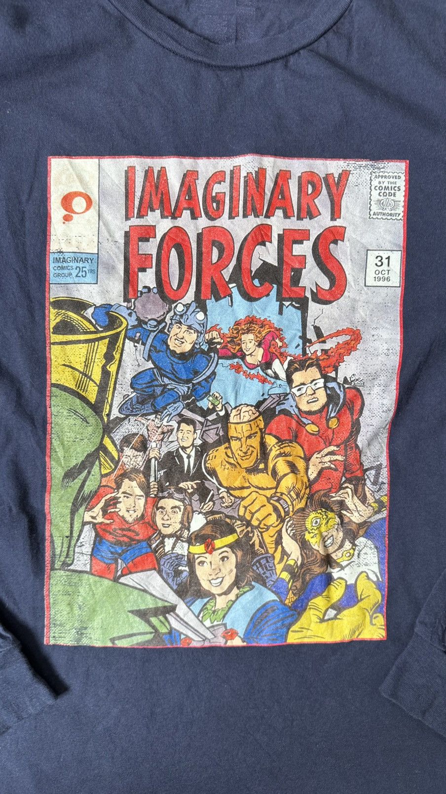 Vintage IMAGINARY FORCES MARVEL DC COMICS TEE Size US M / EU 48-50 / 2 - 2 Thumbnail