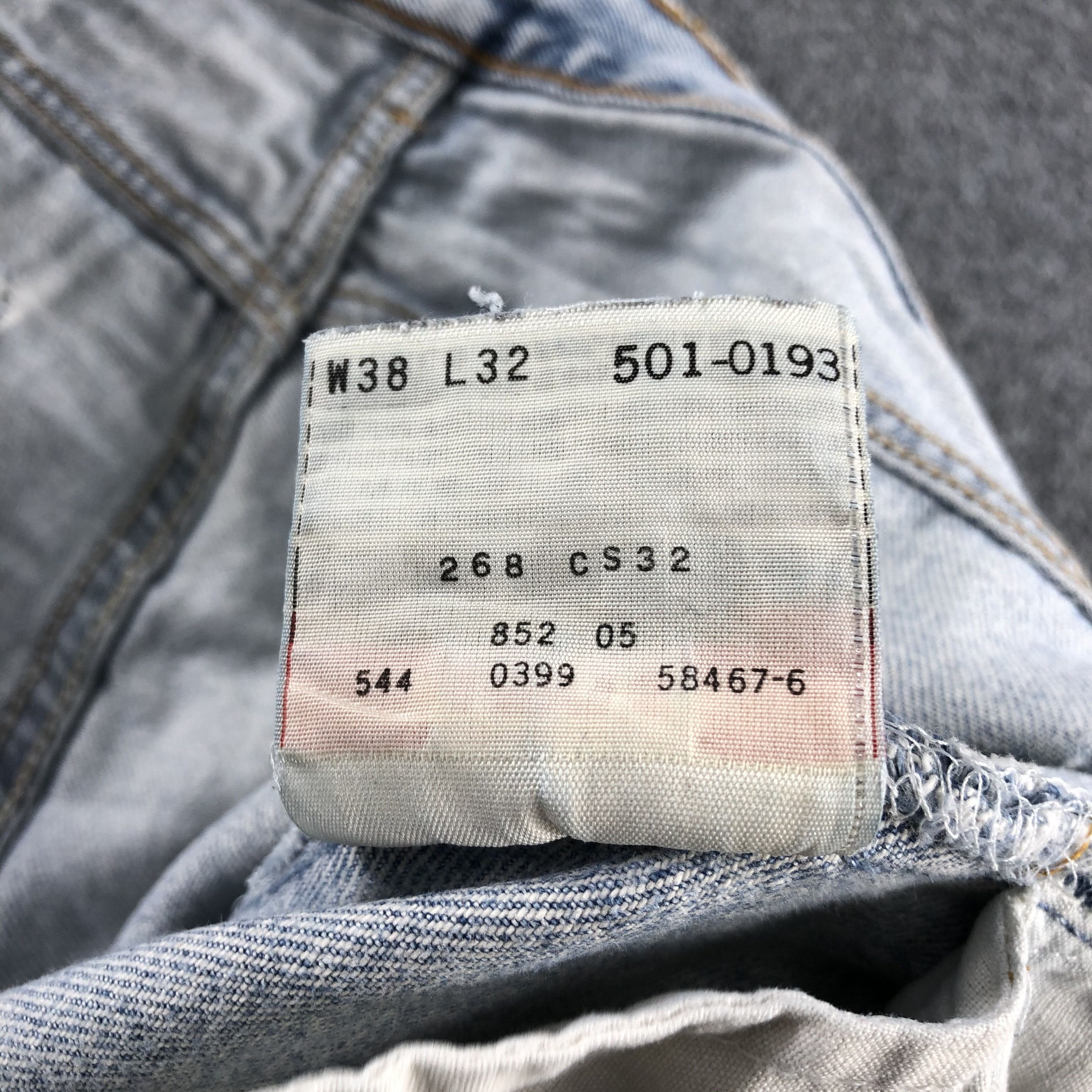 Levi's 90s Vintage Levis 501 Jeans-J2449 Size US 37 - 15 Thumbnail