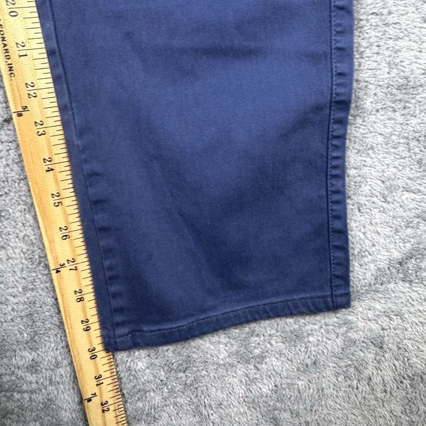 Peter Millar Peter Millar Ultimate Sateen Pants Mens 40x30 5 Pocket Stretch Casual Chino Modern Classic Blue Solid Size US 40 / EU 56 - 5 Thumbnail
