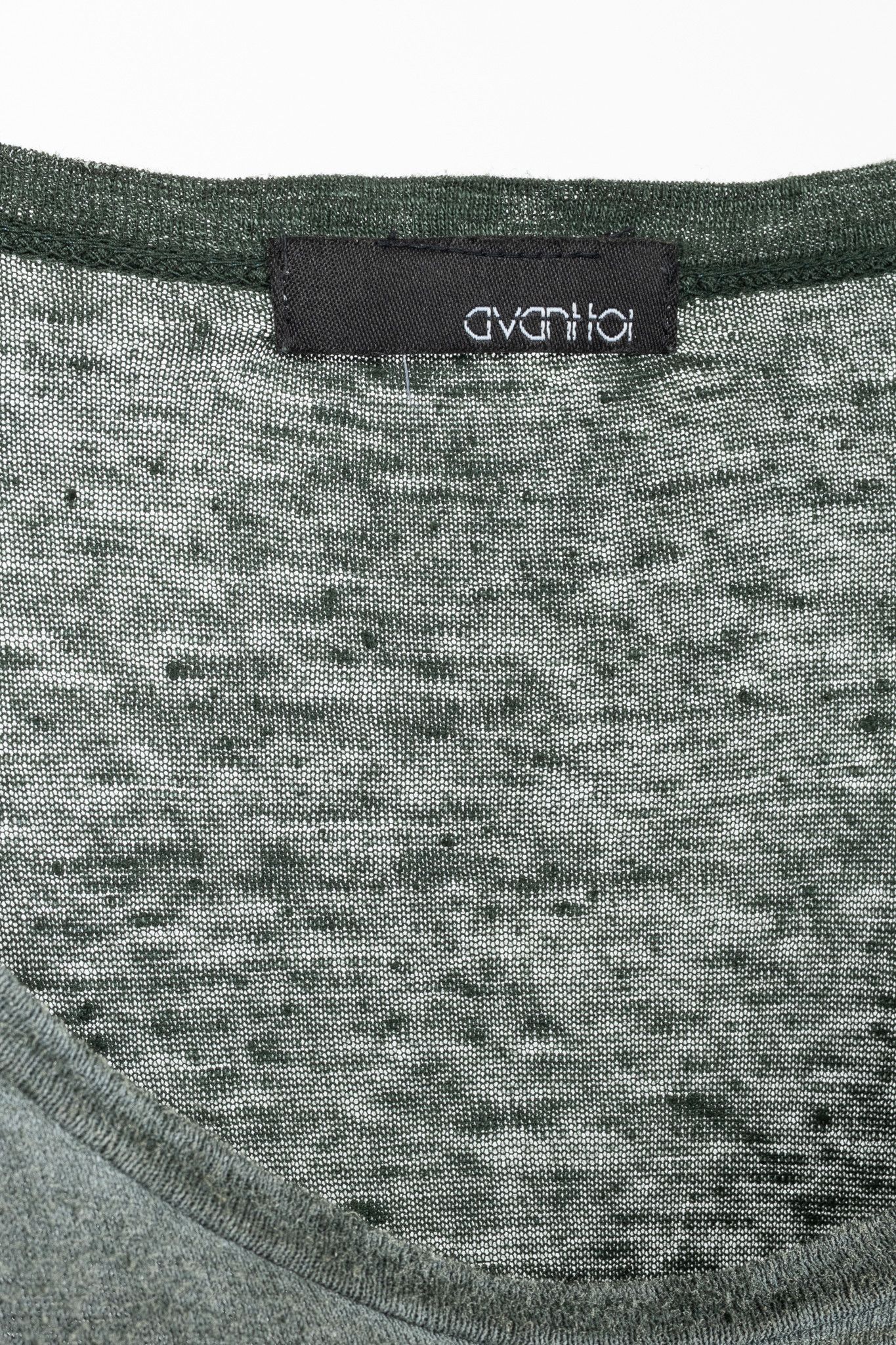 Avant Toi Avant Toi Overprint Green Linen Gradient T-Shirt Size US XL / EU 56 / 4 - 4 Thumbnail