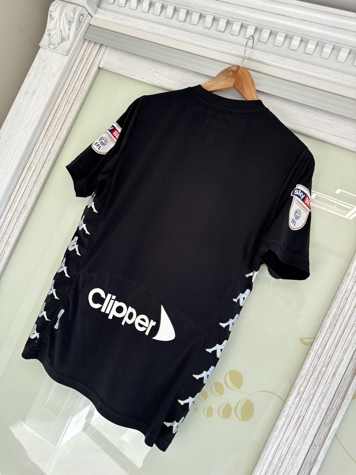 Kappa Leeds United 2017-2018 Away Soccer Jersey Football Shirt Kit Size US M / EU 48-50 / 2 - 8 Thumbnail