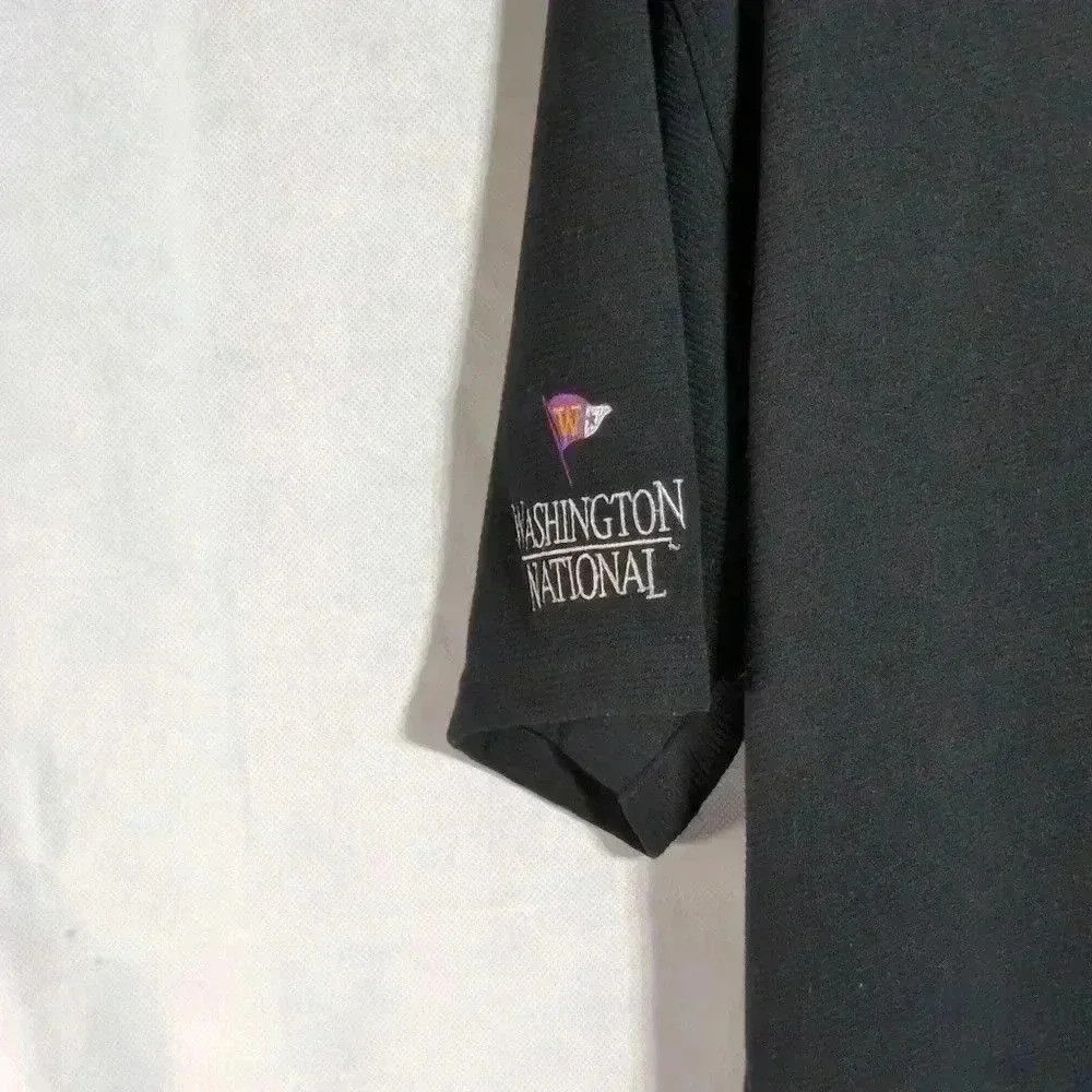 Port Authority Stewart Golf Washington National Black Polo Shirt PA Size US L / EU 52-54 / 3 - 3 Thumbnail