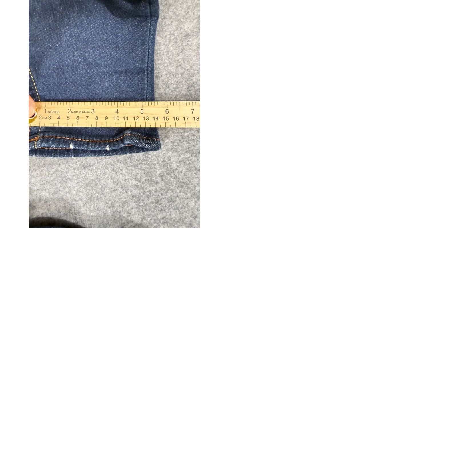 Vintage Rock Revival Jeans Womens 29 Blue Denim Jessica Skinny Stretch Low Rise Whisker Wash Pockets Size 29" - 11 Thumbnail