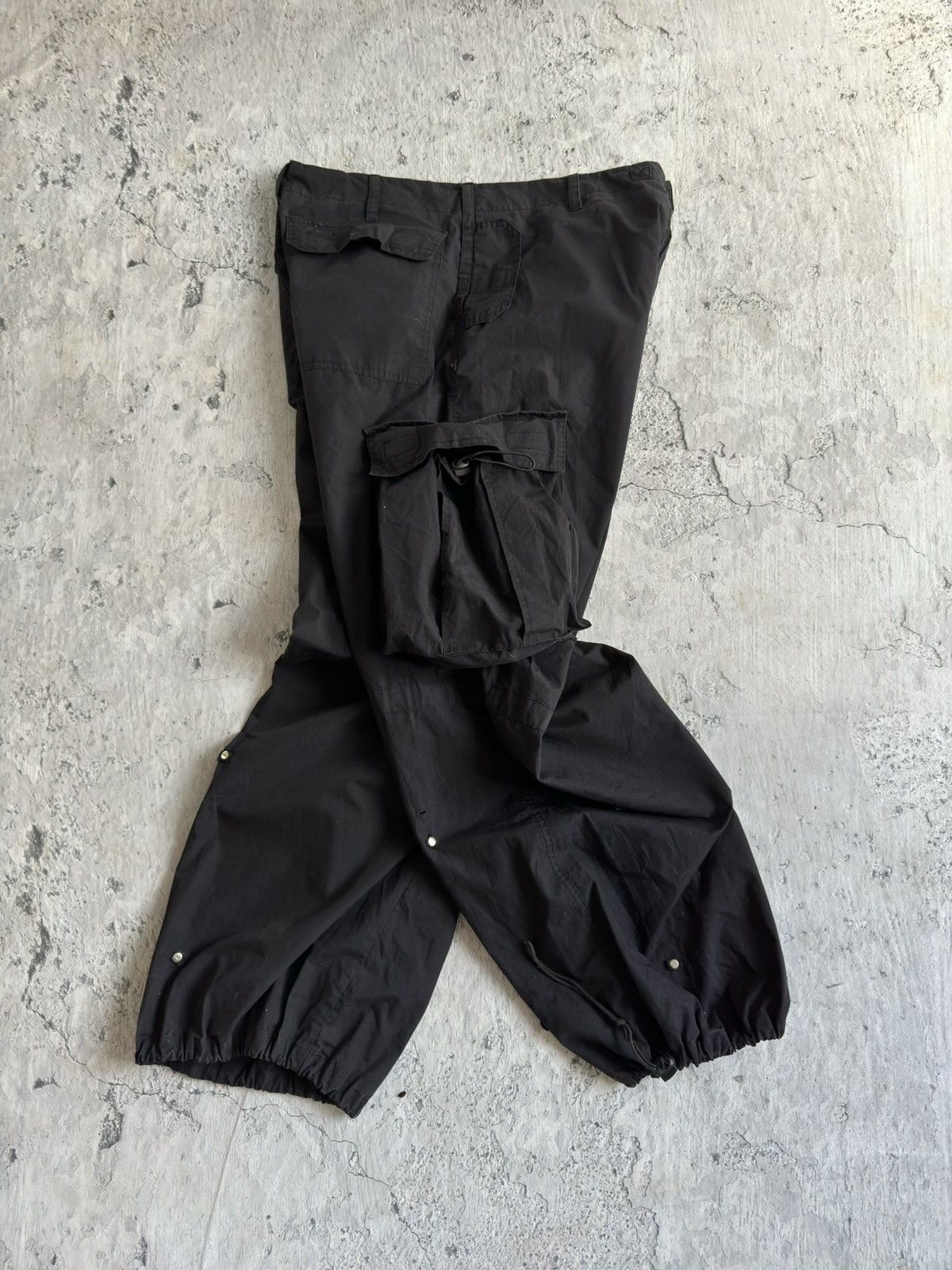 Vintage NINJA 🥷🏿 Parachute Cargo Pocket Pants Size US 34 / EU 50 - 3 Thumbnail