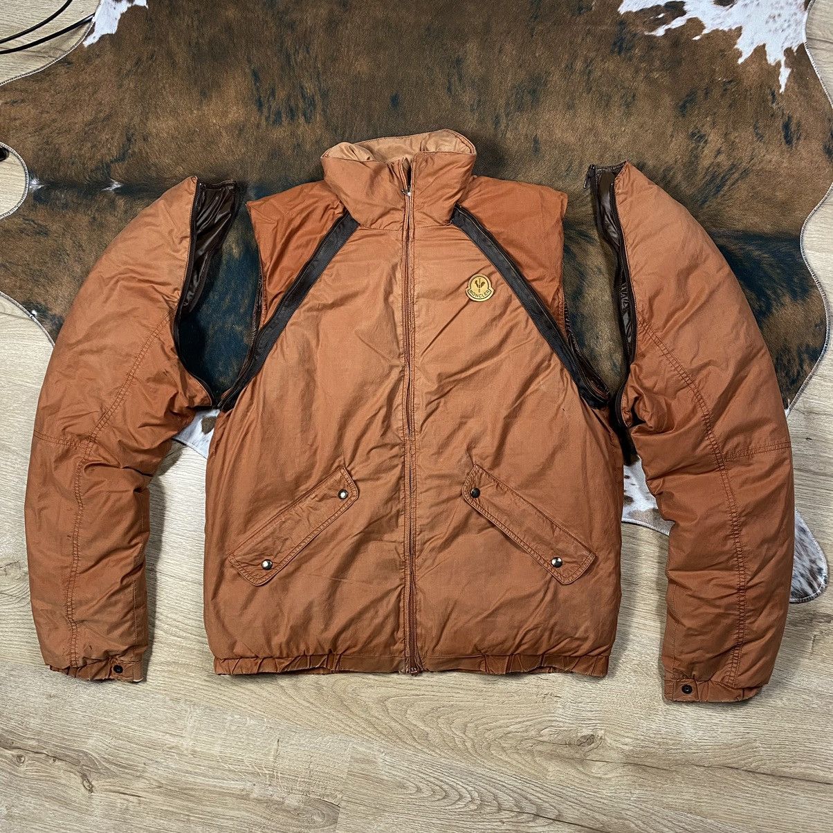 Moncler × Streetwear × Vintage MONCLER 80S VINTAGE 2IN1 VEST 