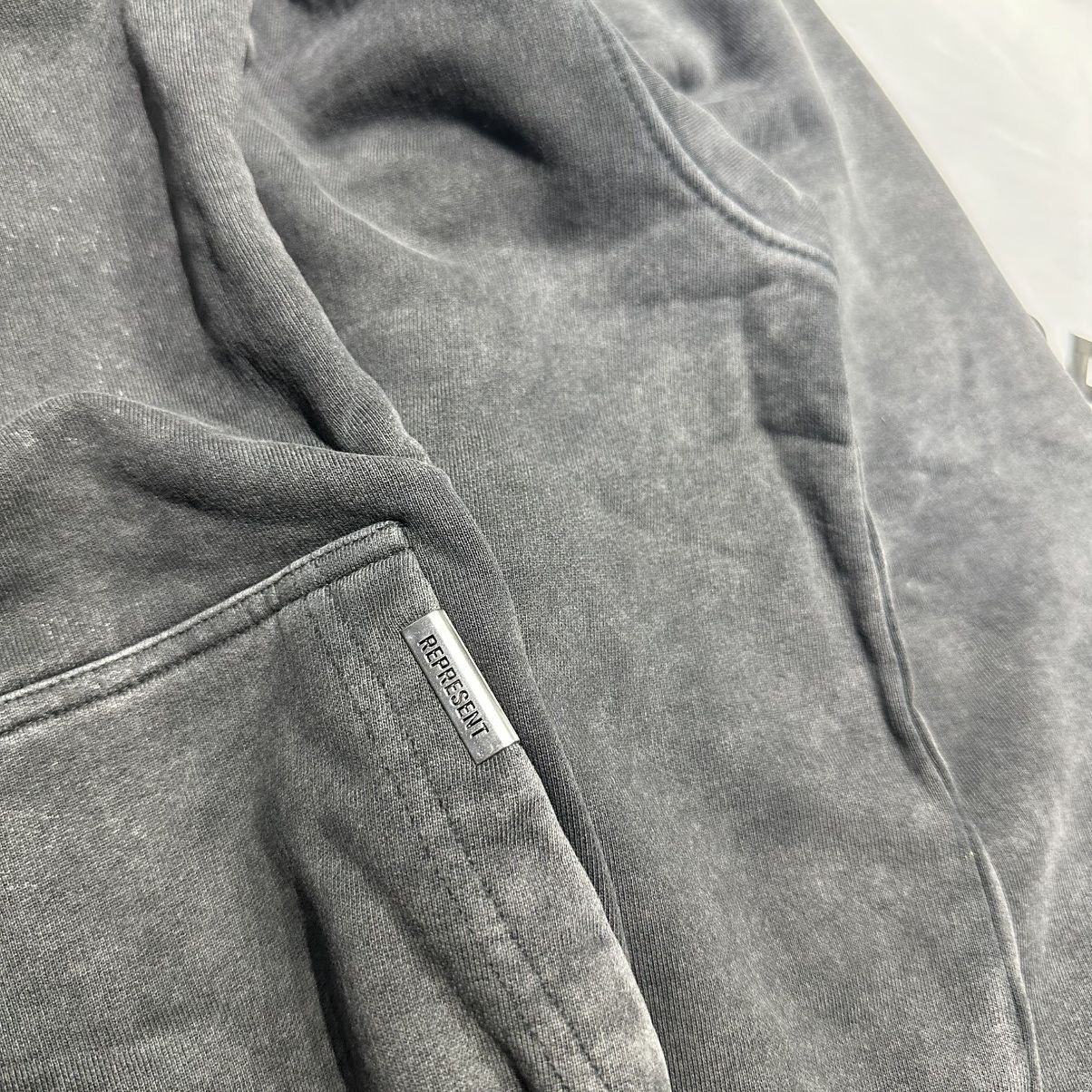 Represent Clo. Represent Team Spirit Zip Hoodie - Vintage Grey Size US XXL / EU 58 / 5 - 5 Thumbnail
