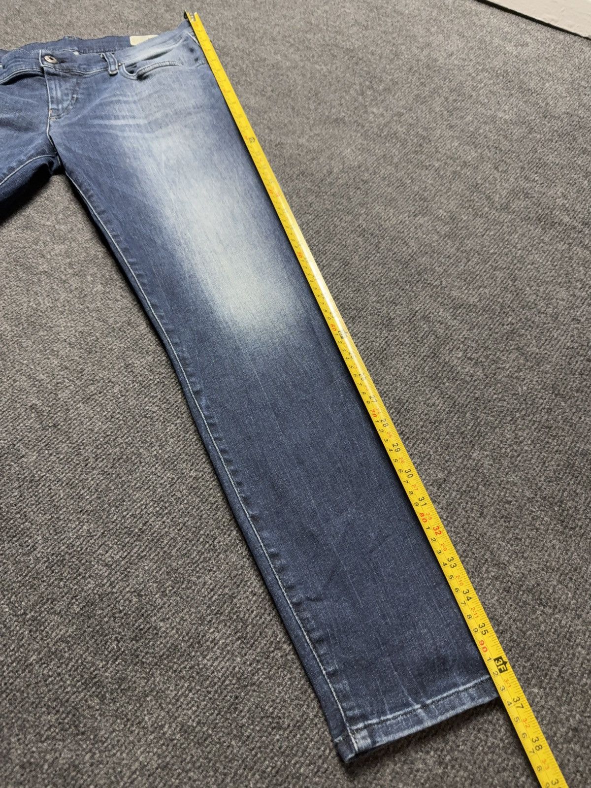 Diesel Luxury 00s Y2K Diesel Grupee-Ankle Super Slim Skinny Jeans Size 30" / US 8 / IT 44 - 18 Thumbnail