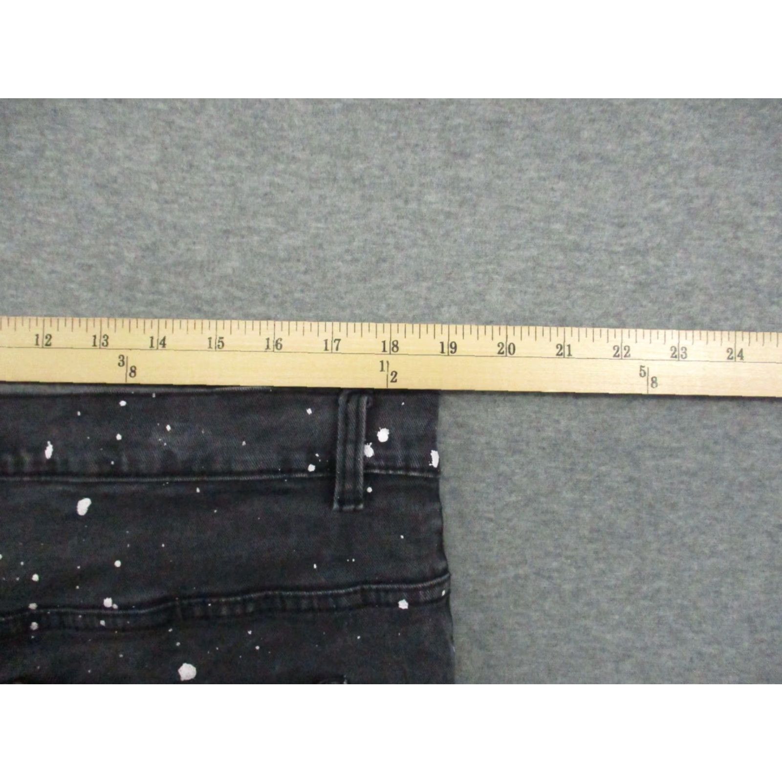 Denime Qruel Jeans 38 Men's Black Denim Hip Hop Straight Jeans Denim Jeans Black 38 Mens Hip Hop Logo Vintage No 1990s 2000s? Size US 38 / EU 54 - 5 Thumbnail