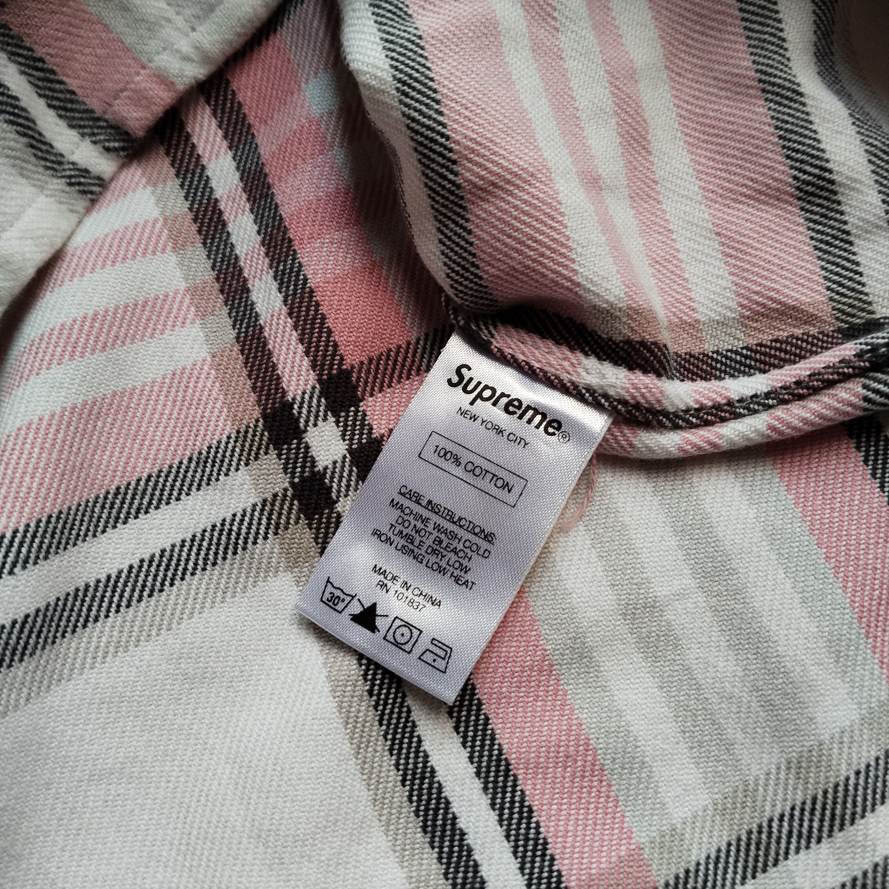 Supreme Supreme plaid flannel shirt Size US S / EU 44-46 / 1 - 5 Thumbnail