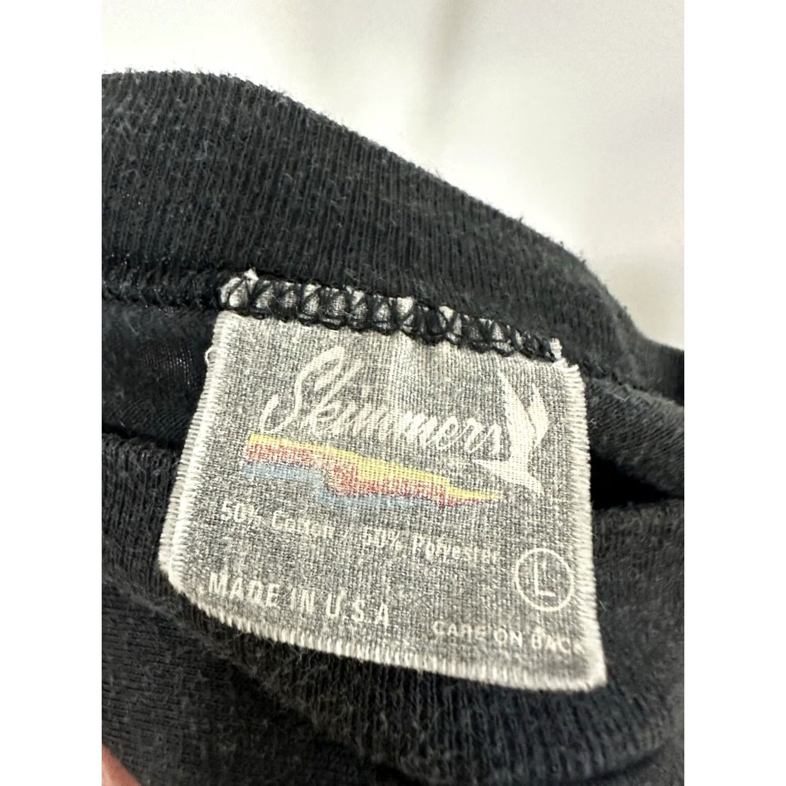 Harley Davidson VINTAGE 80s Harley-Davidson Beach Rally Sunset Babe Biker Thin T-Shirt Size L Black Mens Size US L / EU 52-54 / 3 - 3 Thumbnail