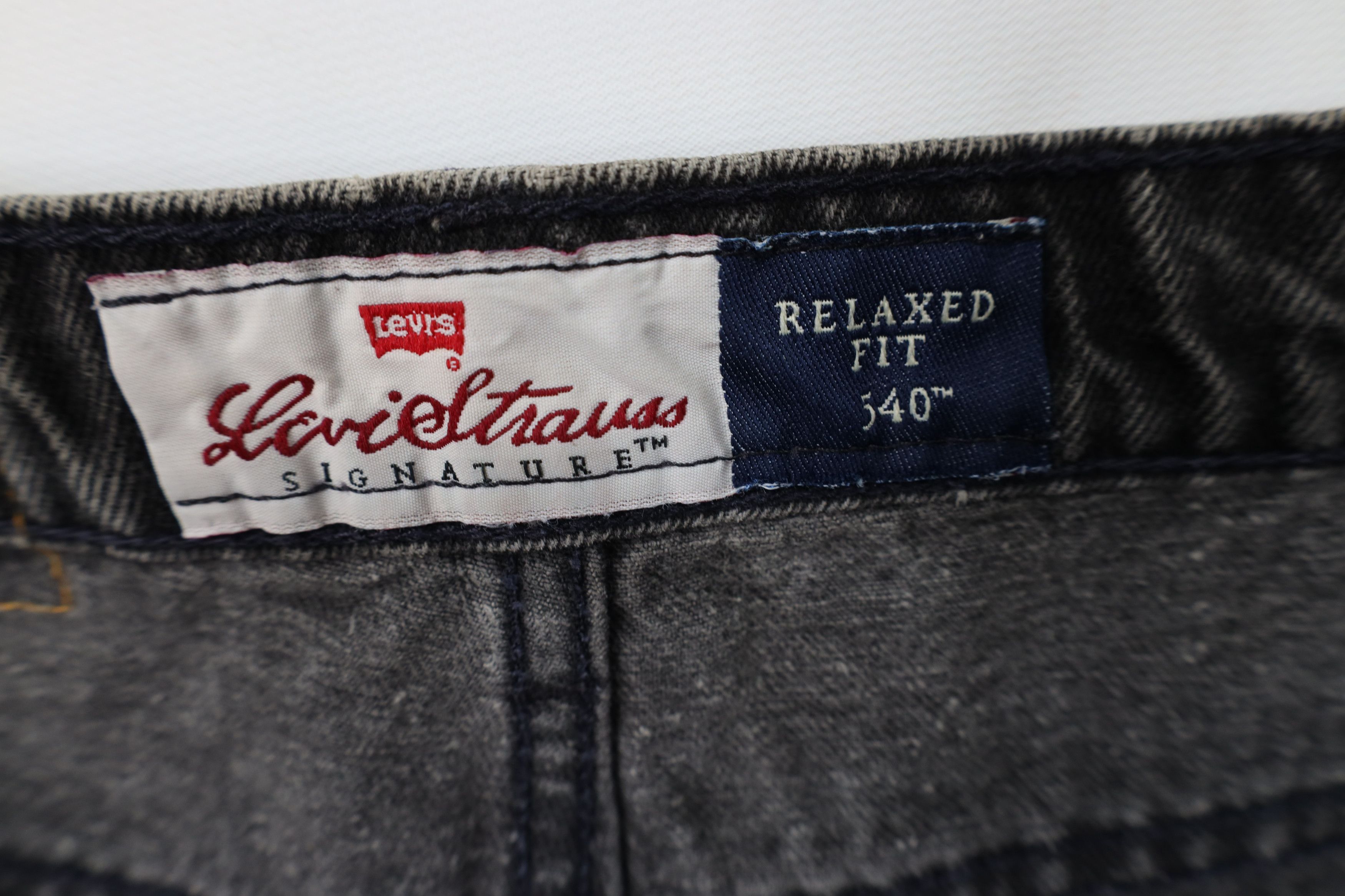 Levi's Vintage 90s Levis 540 Relaxed Fit Denim Jeans Black USA Size US 38 / EU 54 - 7 Thumbnail