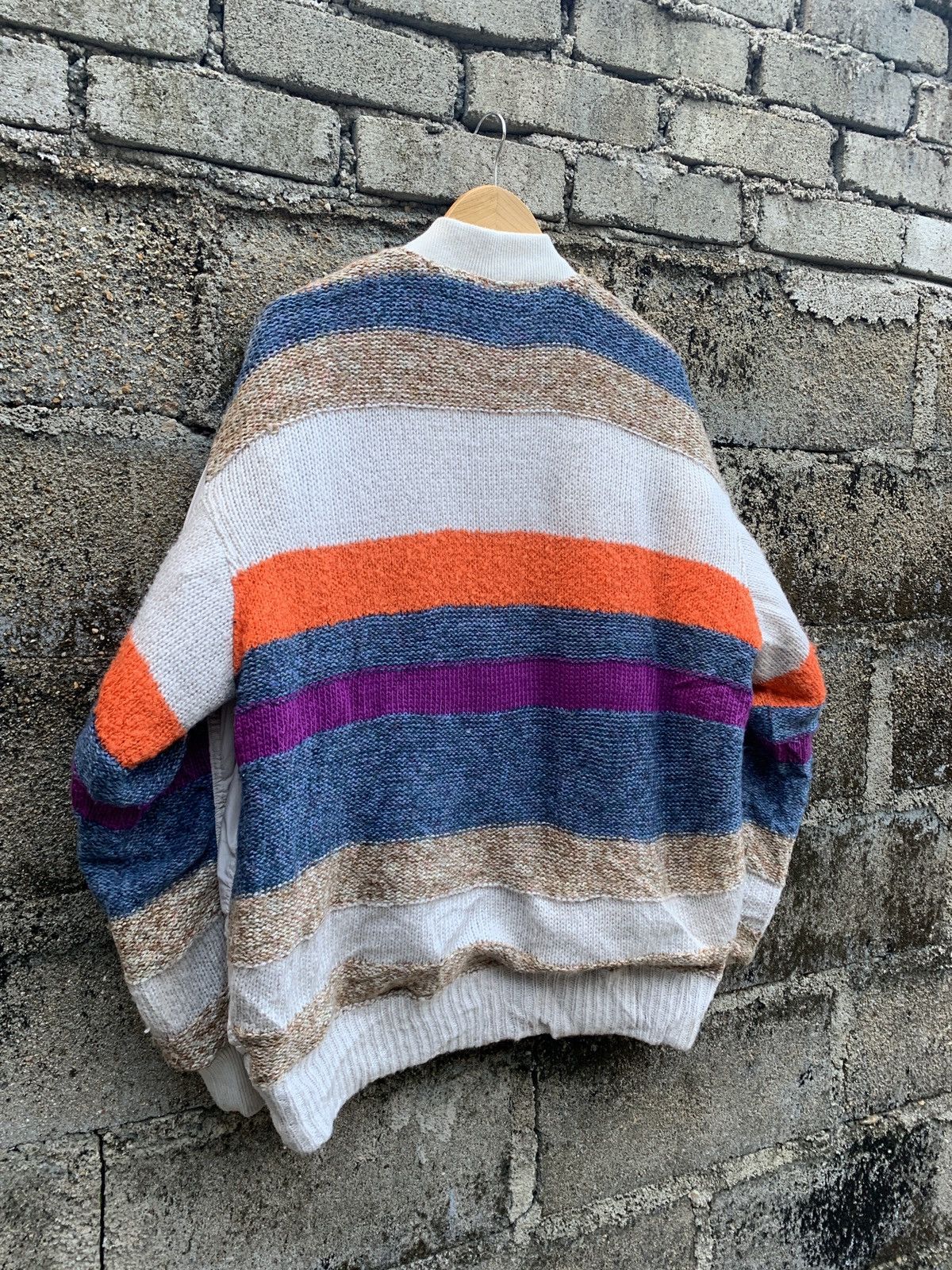 Vintage Vintage Rodeo Crown Knit Bomber Jacket Size US L / EU 52-54 / 3 - 9 Thumbnail