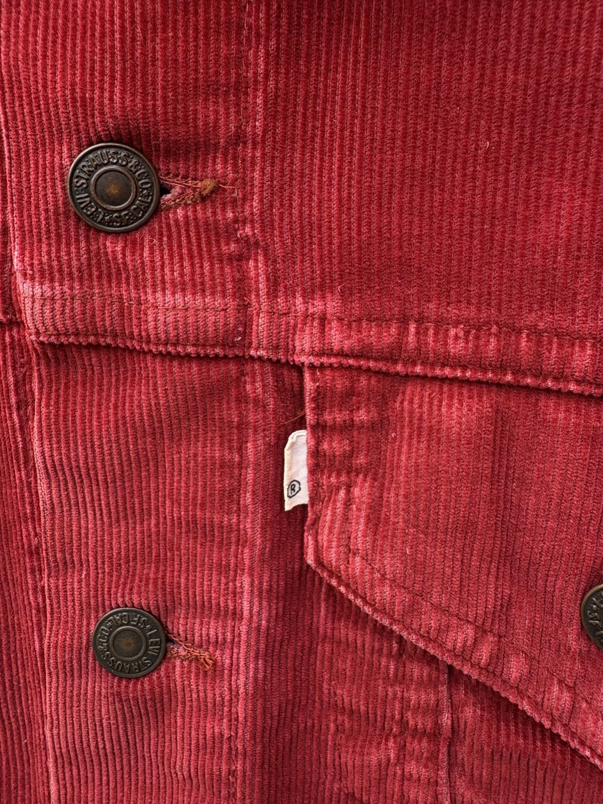 Levi's Vintage Levis Corduroy Trucker Jacket Size US S / EU 44-46 / 1 - 3 Thumbnail