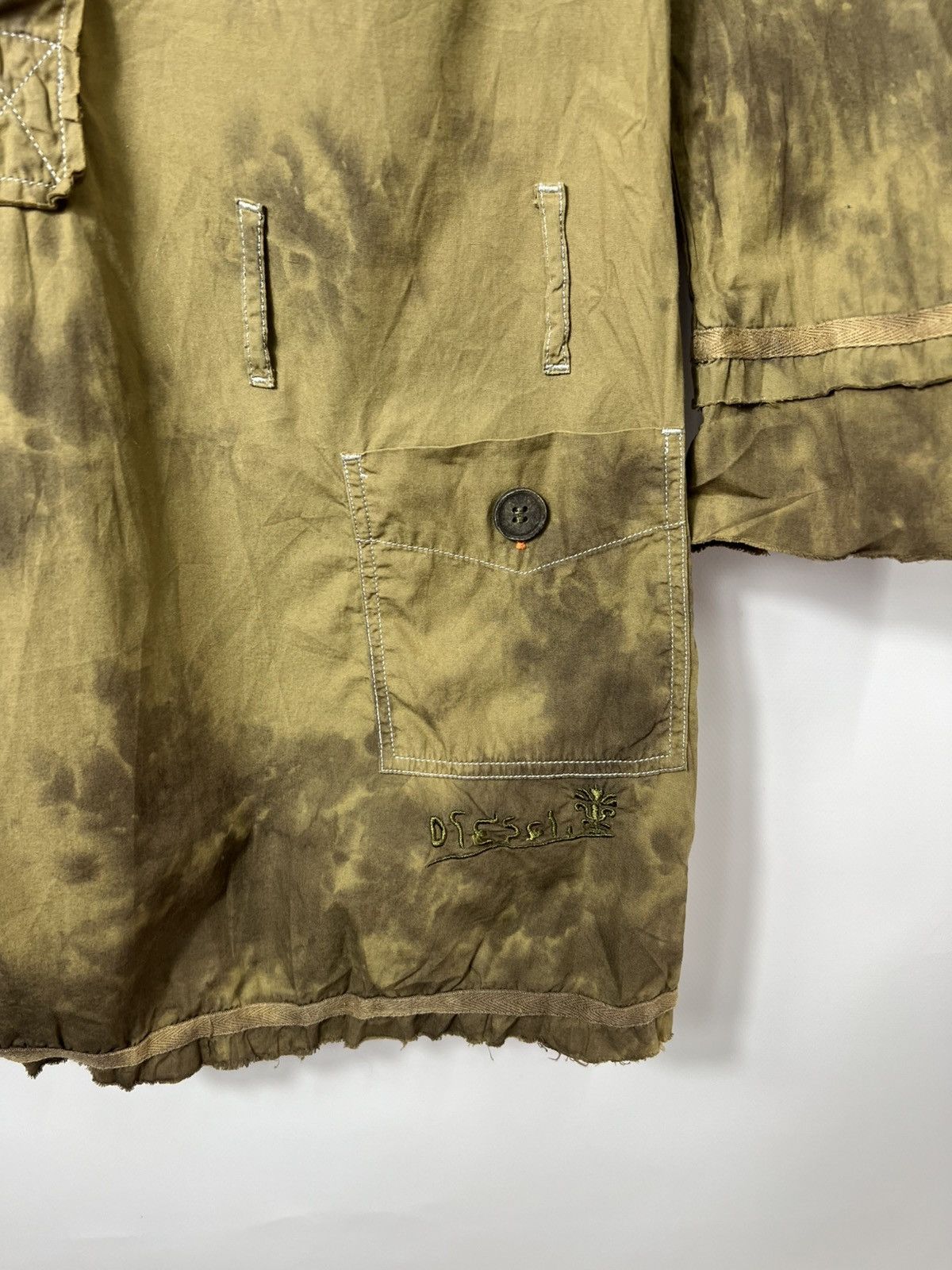 Diesel Vintage military avant garde sk8 y2k Diesel Shirt Dress Size S / US 4 / IT 40 - 3 Thumbnail