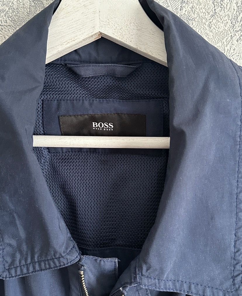 Vintage Hugo Boss fireman buckle coat jacket XL navy Size US XL / EU 56 / 4 - 8 Thumbnail