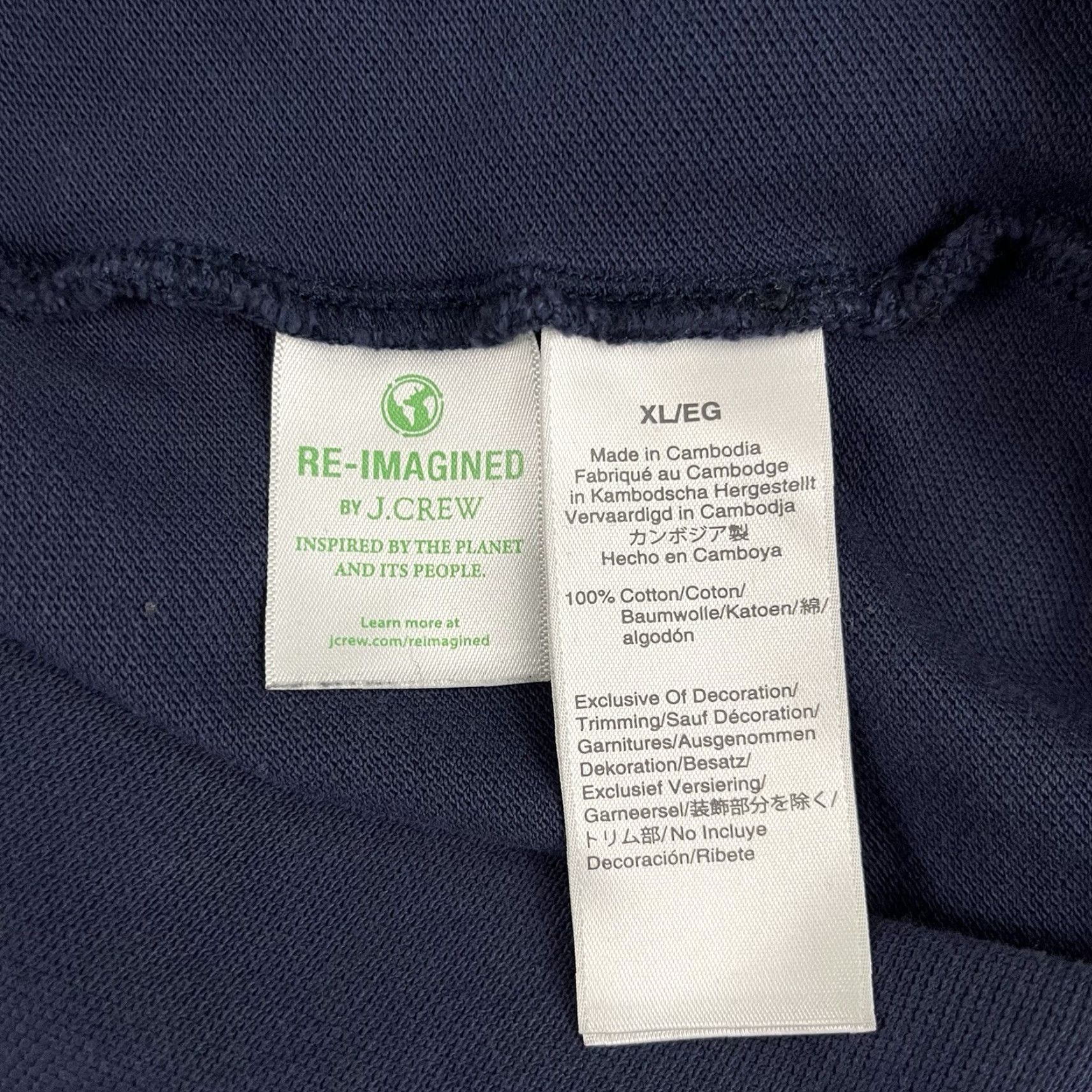 J.Crew J.CREW Polo Shirt XL Long Sleeve Collared Solid Blue Activewear Mens Size US XL / EU 56 / 4 - 6 Thumbnail