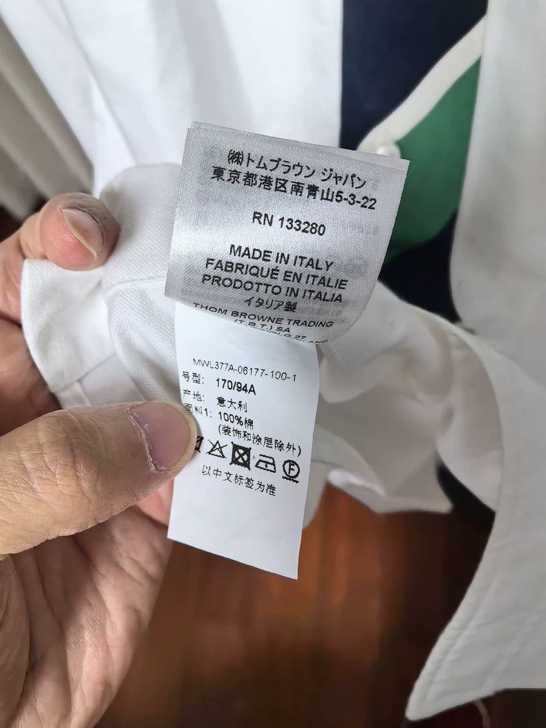 Thom Browne thom browneFake tie shirt 2503-Nextarrow Size US S / EU 44-46 / 1 - 6 Thumbnail