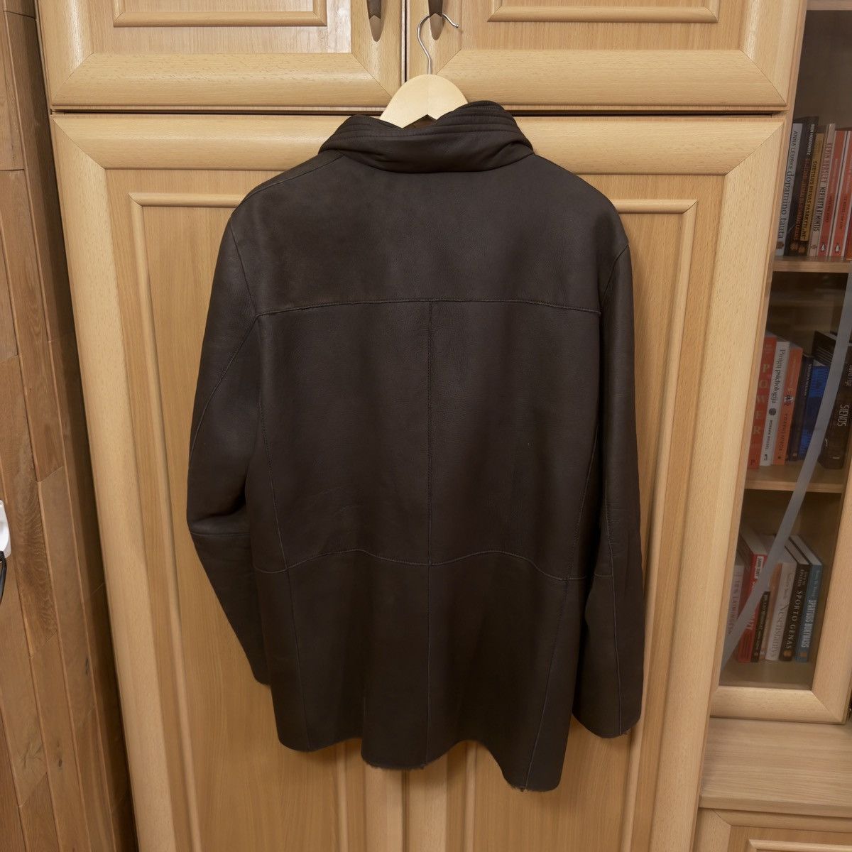 Armani Collezioni Armani Collezioni 100% Sheepskin Shearling Leather Jacket Size US L / EU 52-54 / 3 - 4 Thumbnail