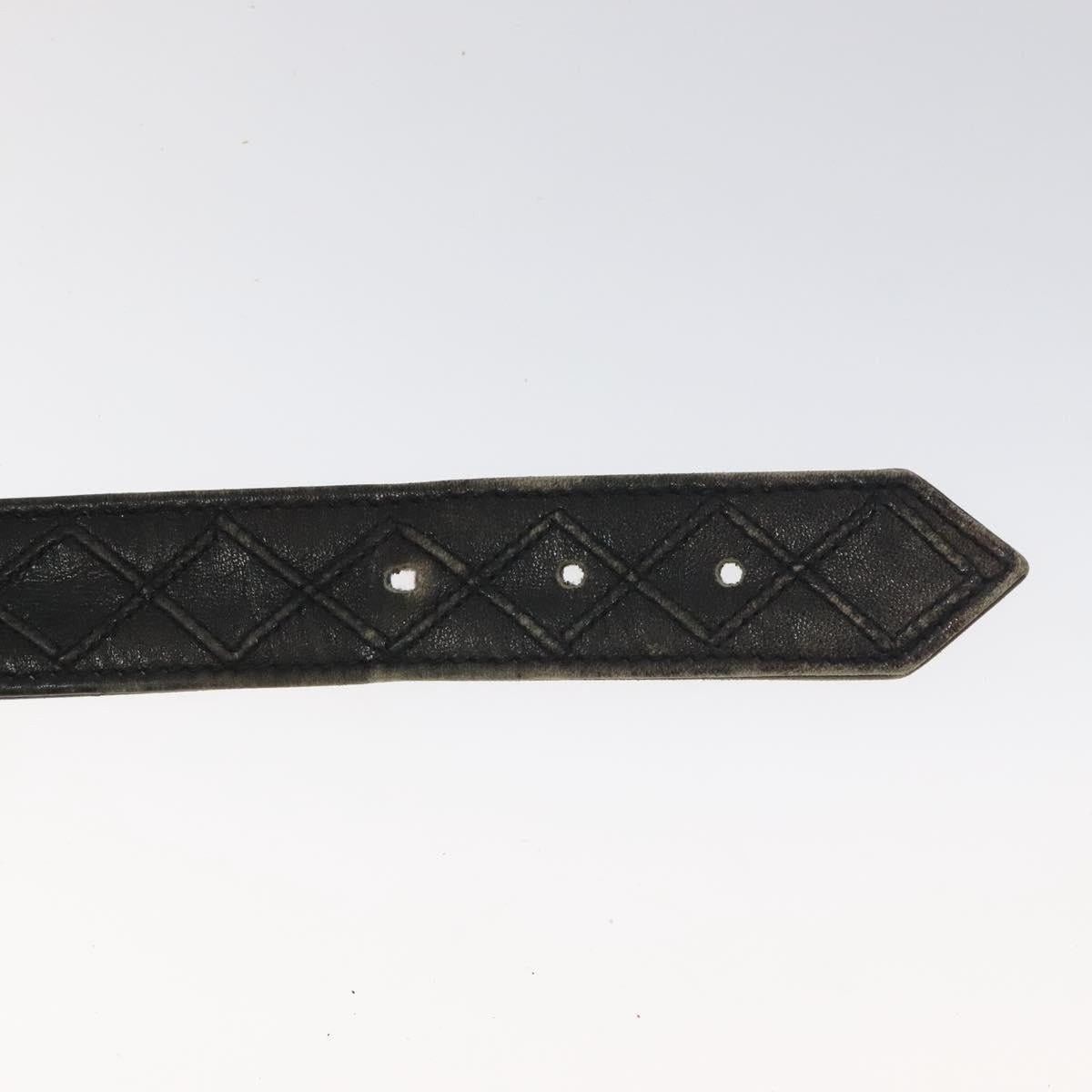 Chanel Chanel Chain Belt Metal Lamb Skin Black Gold CC Size ONE SIZE - 5 Thumbnail