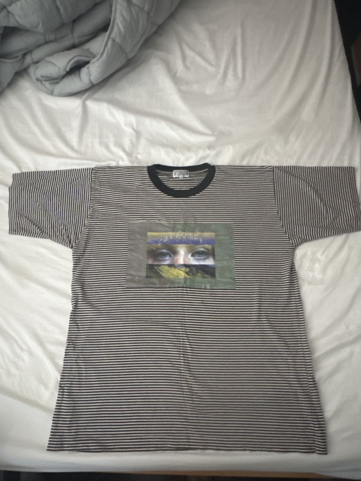 Cav Empt Eyes Big Strip Tee Size US XL / EU 56 / 4 - 1 Thumbnail