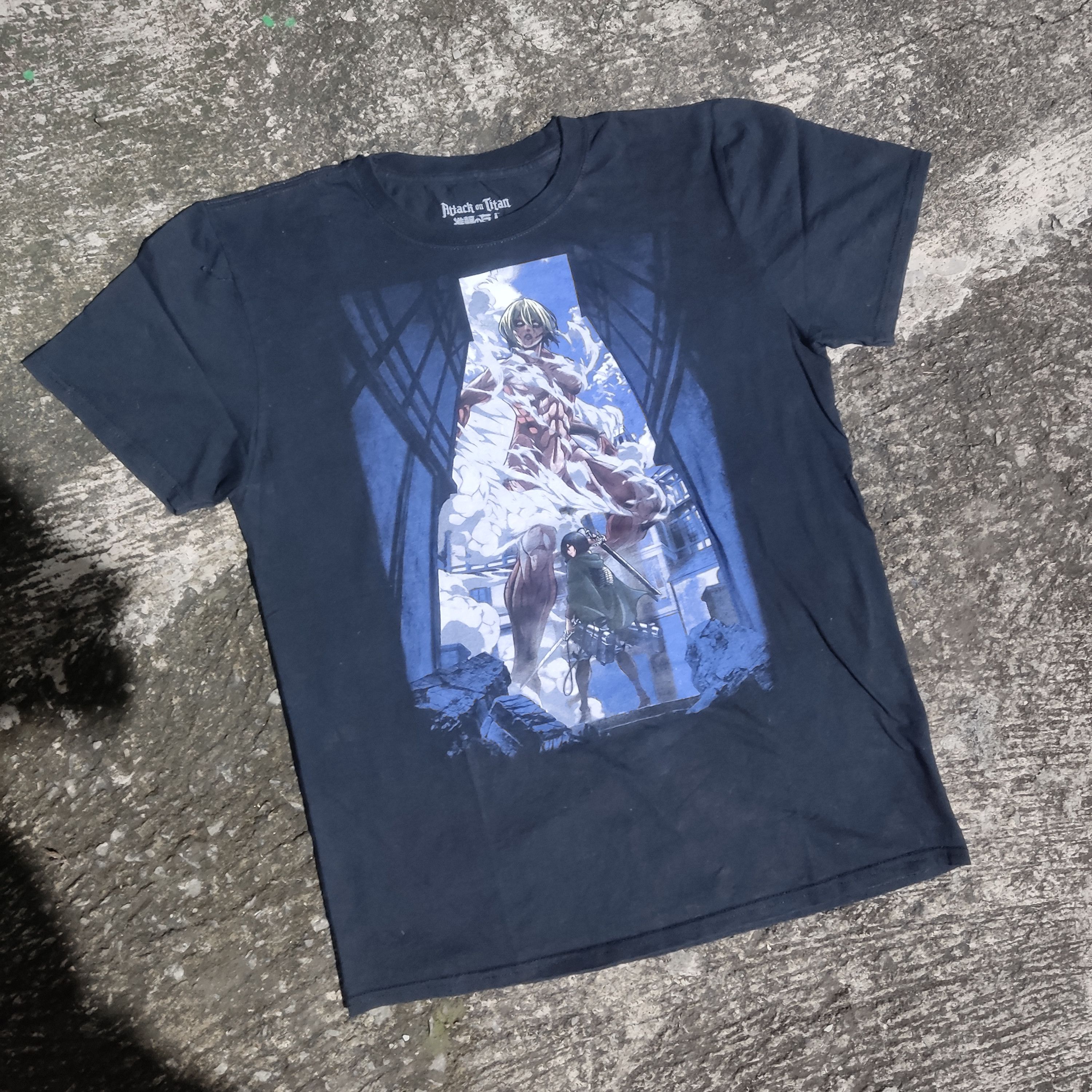 Anime Attack on Titan Rare Tee, Annie & Mikasa Size US M / EU 48-50 / 2 - 2 Thumbnail