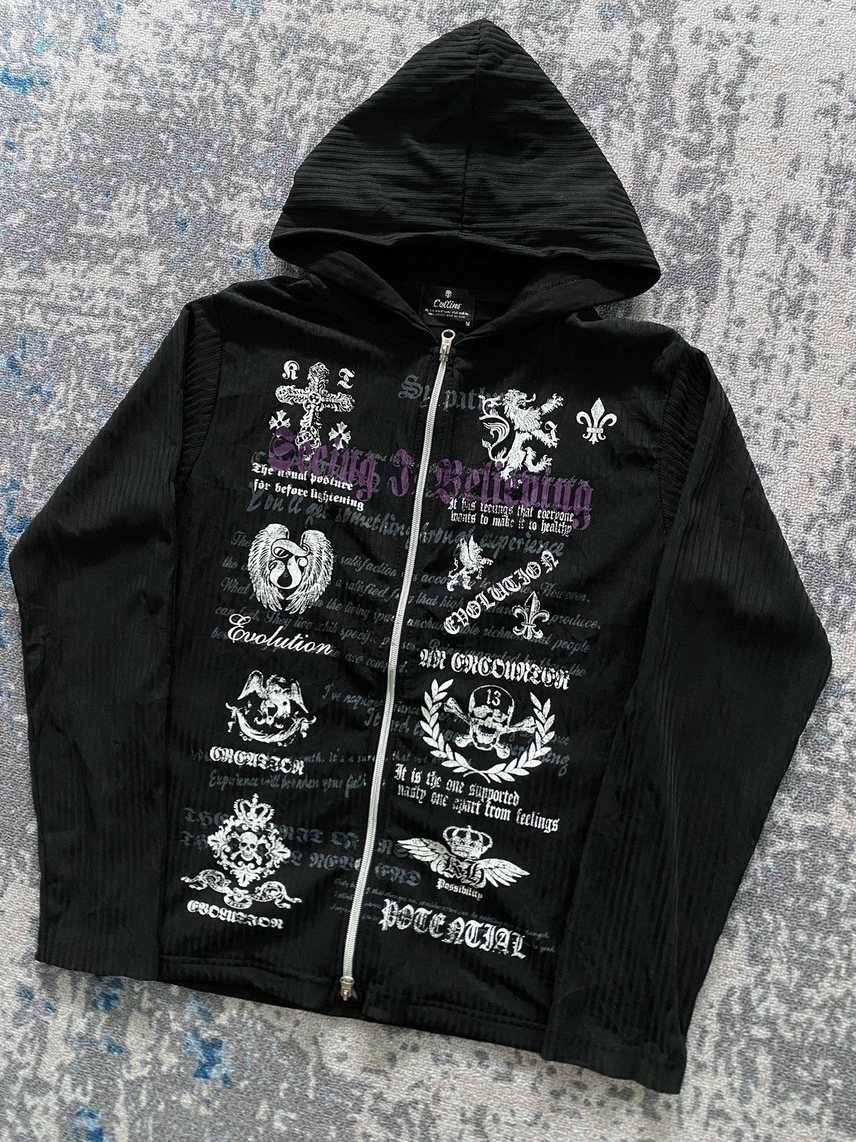 If Six Was Nine Japanes Y2K Collins Poem Ifsix Vkei Gothic Style Size US M / EU 48-50 / 2 - 2 Thumbnail
