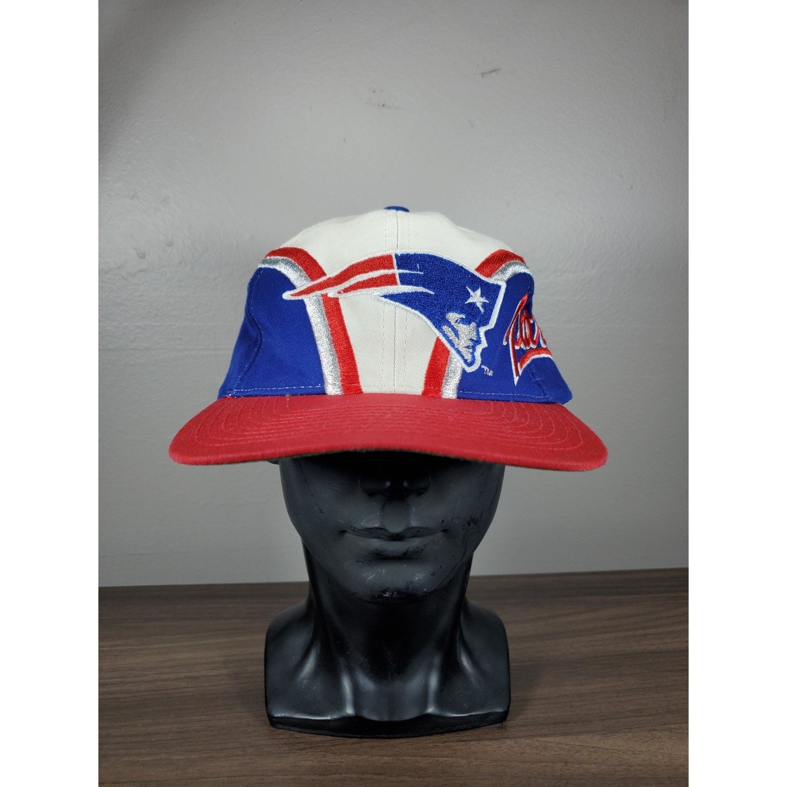 NFL × Vintage 90s Eastport NFL New England Patriots Swirl Hat Snapback Cap Size ONE SIZE - 2 Thumbnail