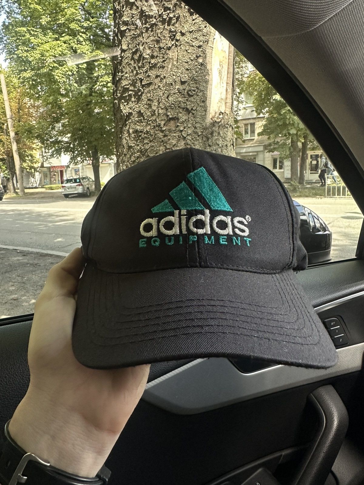Vintage Vintage adidas equipment cap big logo rare Size ONE SIZE - 3 Thumbnail