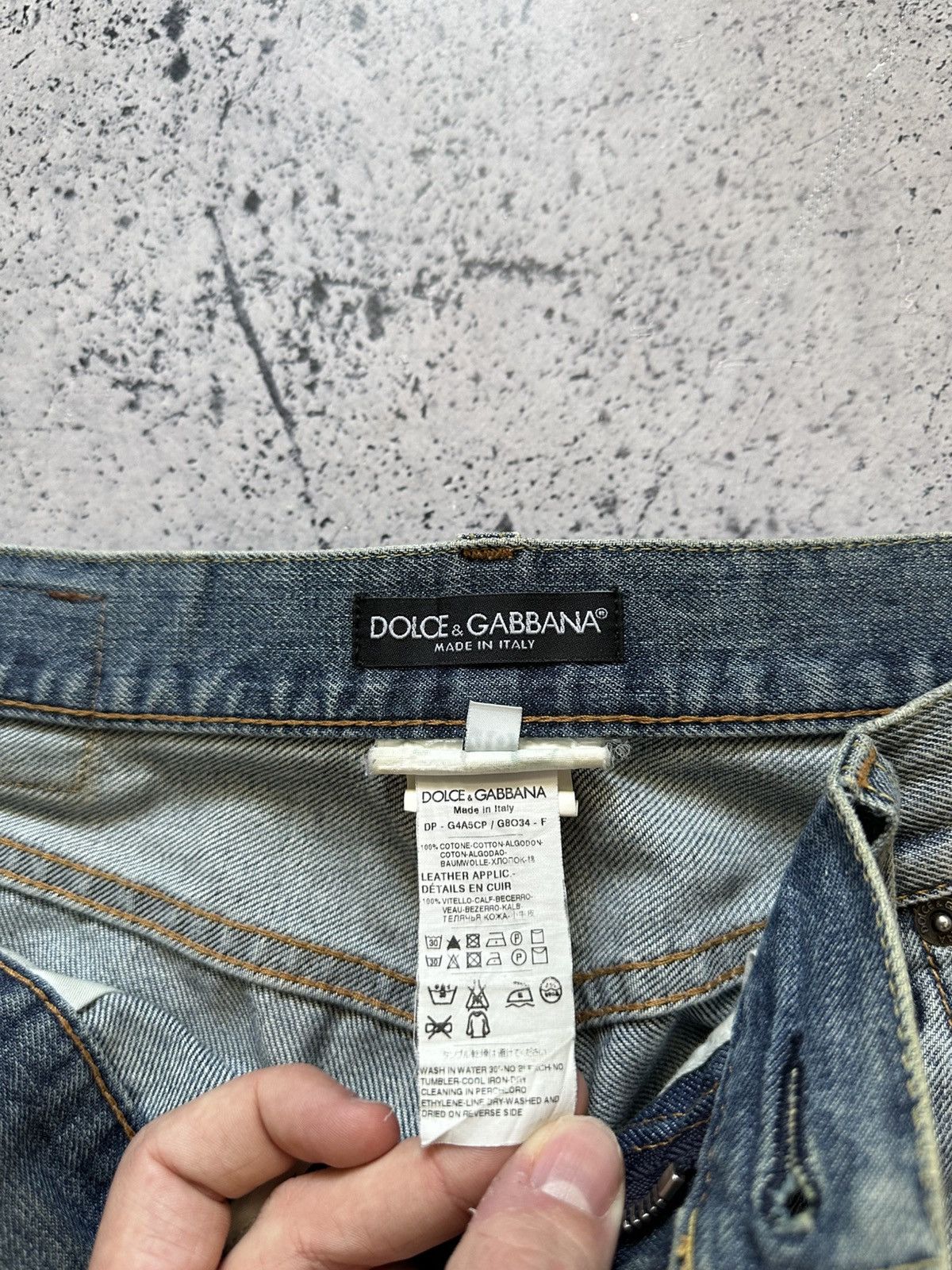 Dolce & Gabbana RARE Dolce&Gabbana Vintage Denim Jeans Archival Collection Size US 32 / EU 48 - 8 Thumbnail
