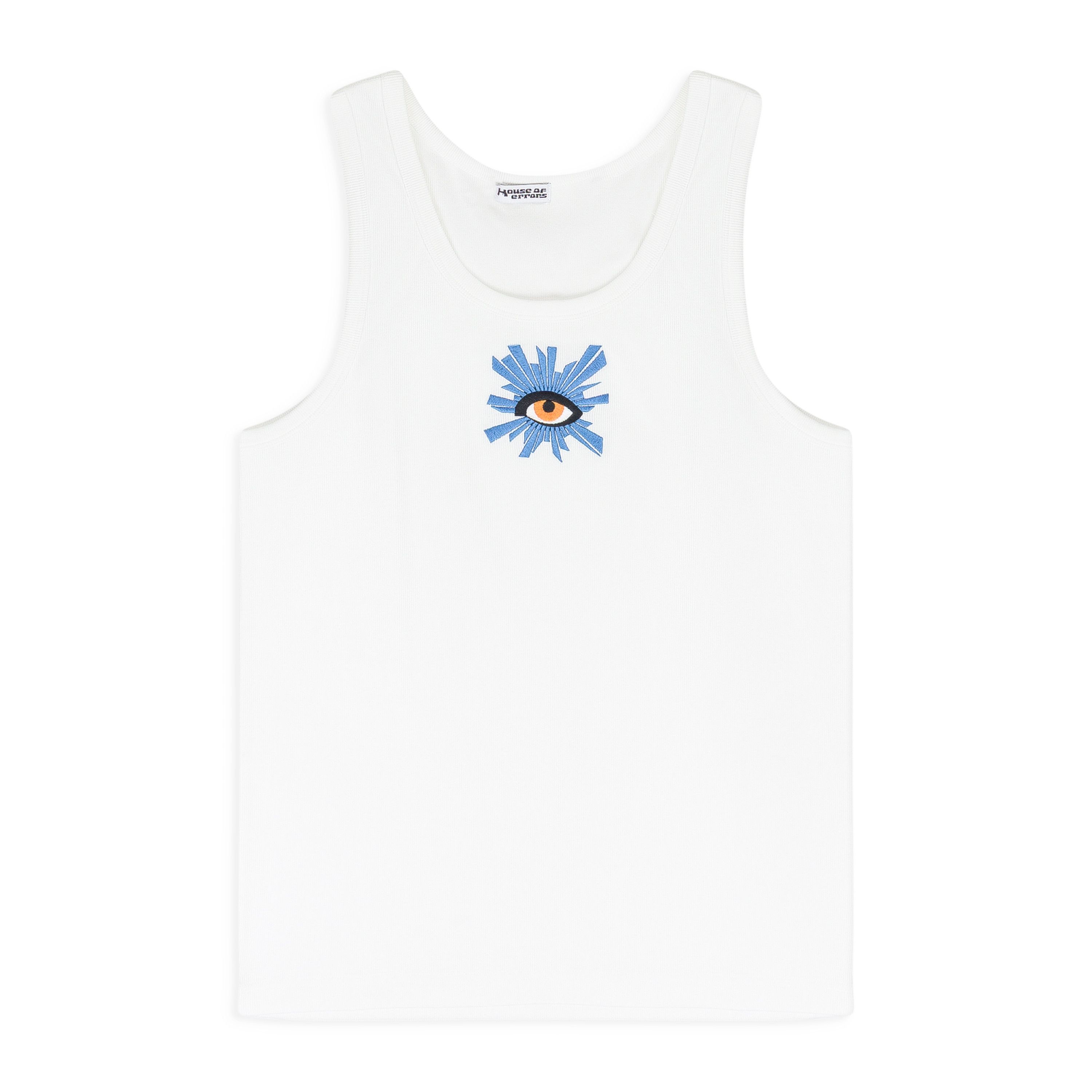 House of Errors WHITE ALL SEEING TANK TOP SIZE L