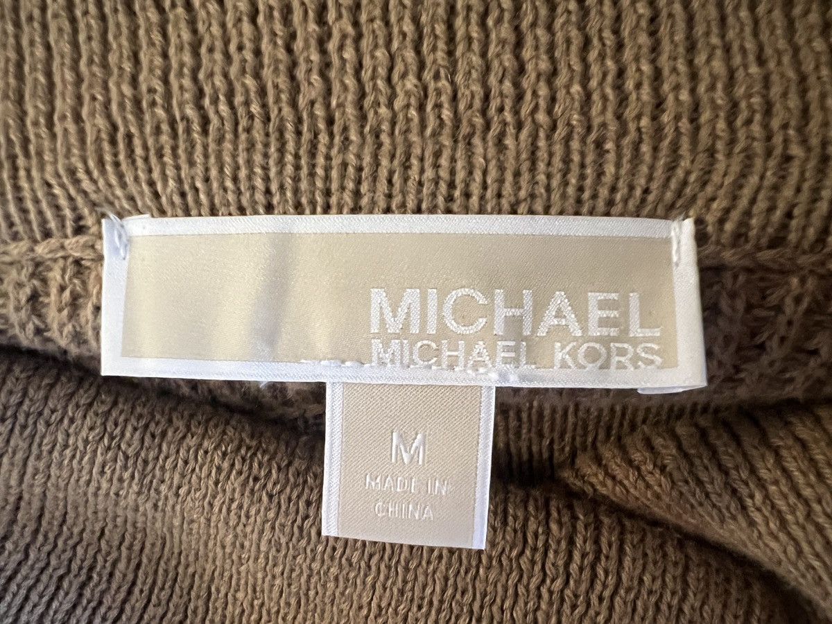 Michael Kors Cowl Neck Ribbed Pullover Knit Long Sleeve Size M / US 6-8 / IT 42-44 - 5 Thumbnail
