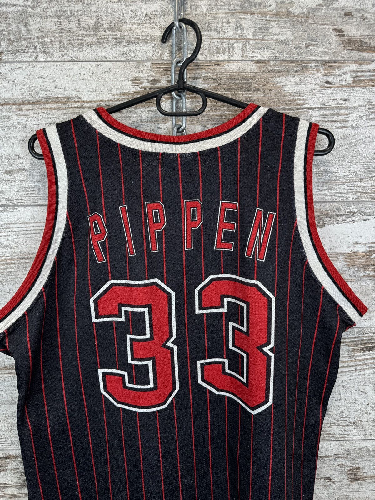 NBA Mens Vintage Champion Chicago Bulls Scottie Pippen T-shirt Size US M / EU 48-50 / 2 - 13 Thumbnail