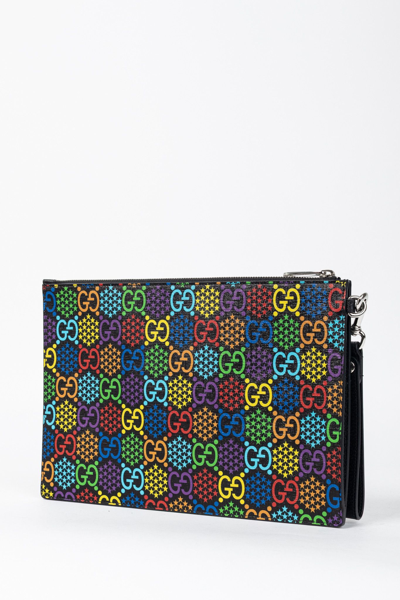 Gucci Gucci Black-Multi GG Psychedelic Zip Pouch Size ONE SIZE - 3 Thumbnail