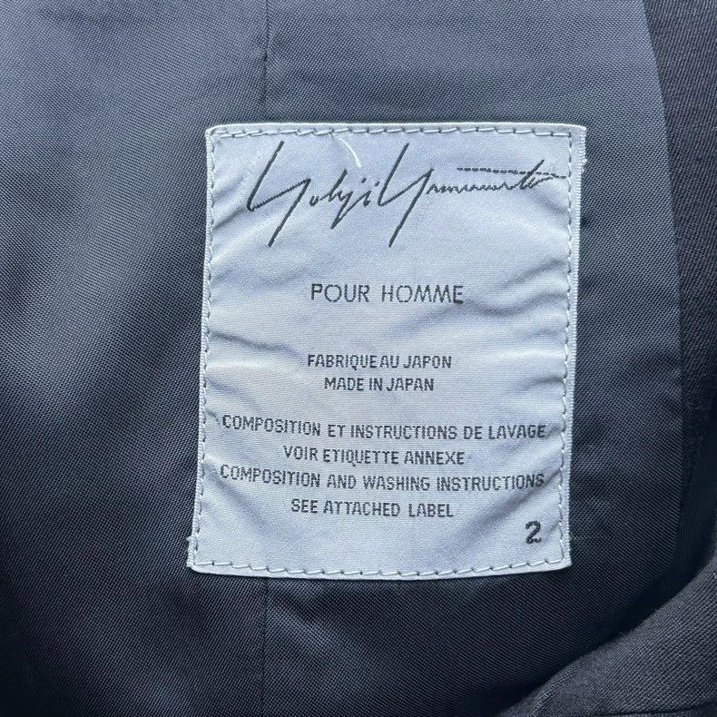 Yohji Yamamoto Yohji Yamamoto Double Breasted Suit Jacket-2505 Size US M / EU 48-50 / 2 - 7 Thumbnail