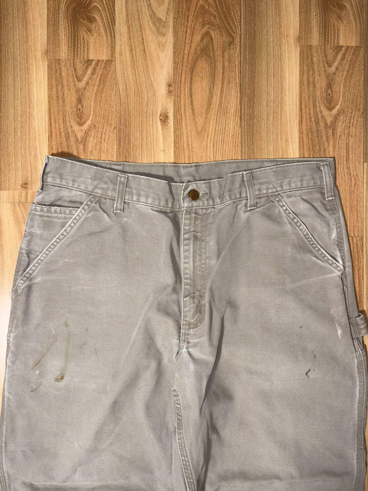 Carhartt Vintage Carhartt B11 DES "Thrashed" Work Dungarees Size US 36 / EU 52 - 3 Thumbnail