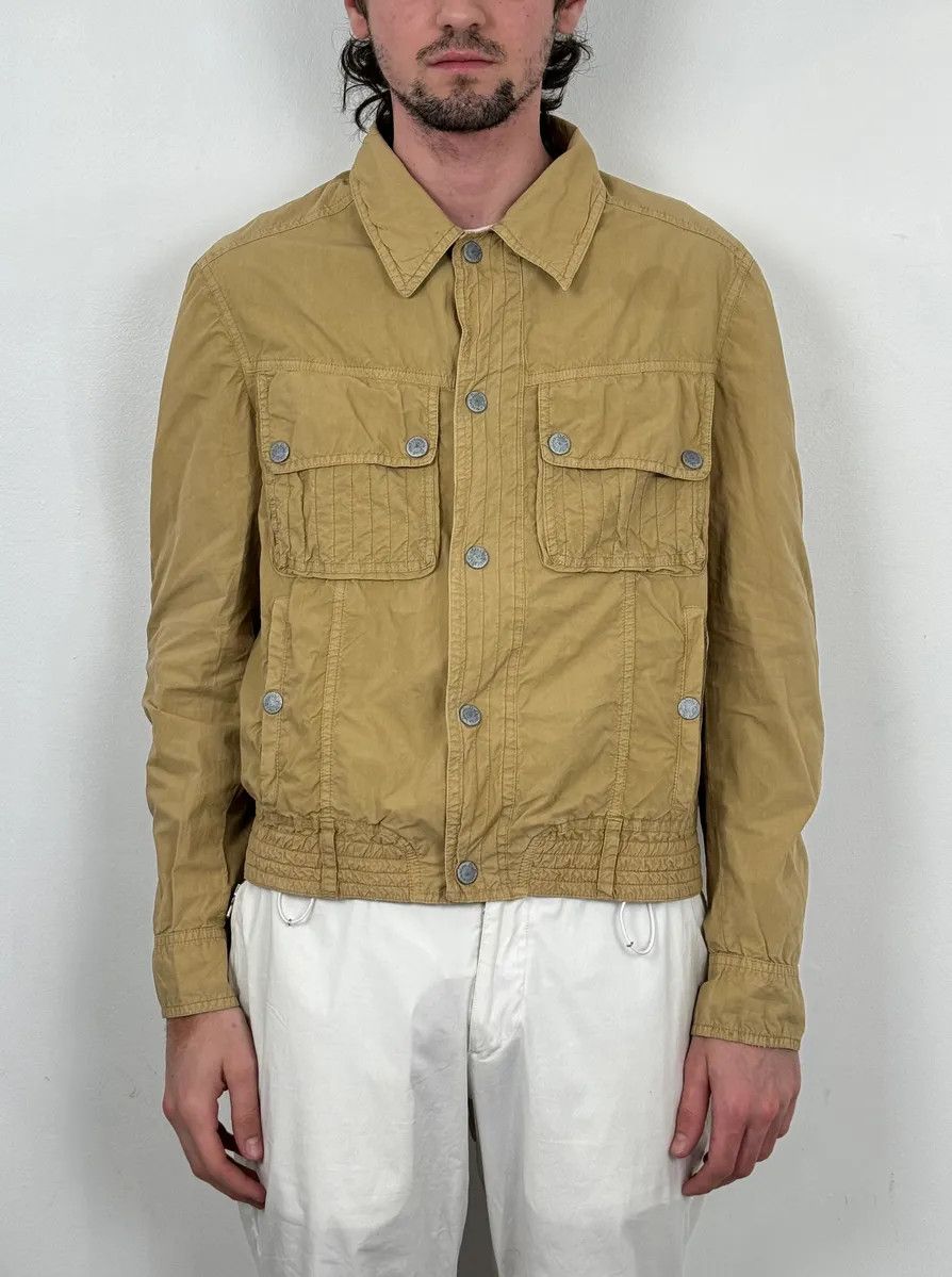 Dolce & Gabbana AW2004 Dolce & Gabbana Light Beige Military Utility Jacket Size US M / EU 48-50 / 2 - 2 Thumbnail