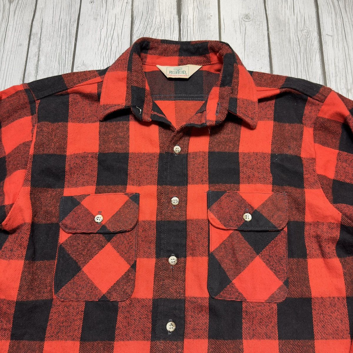 Redhead × Vintage Vintage Redhead flannel shirt Size US L / EU 52-54 / 3 - 3 Thumbnail