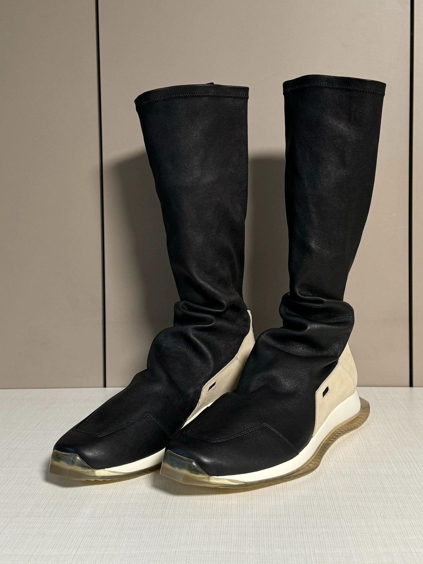 Adidas × Rick Owens Rick Owens suede sock runner | Grailed
