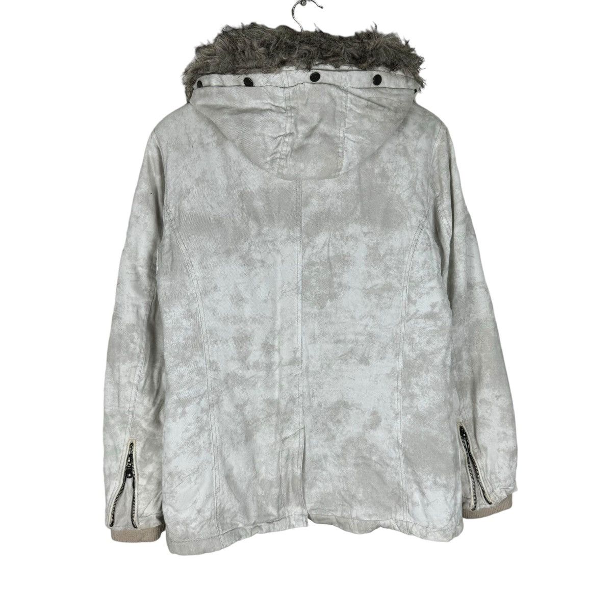 In The Attic ☀️IN THE ATTIC FUR HOODIE DENIM JACKET Size US L / EU 52-54 / 3 - 13 Thumbnail