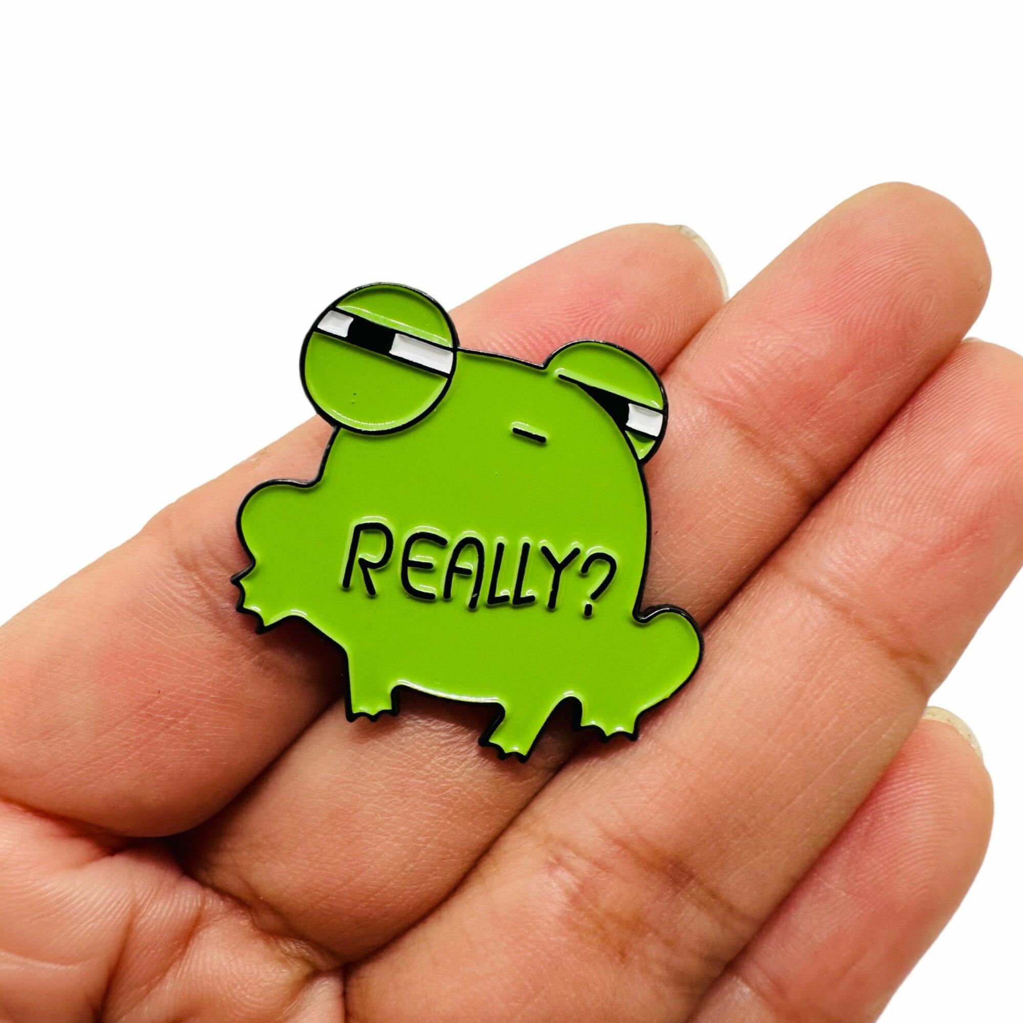 Other 🤩Word Frog Enamel Pin Cute Cartoon Accessory For Backpacks Size ONE SIZE - 2 Thumbnail