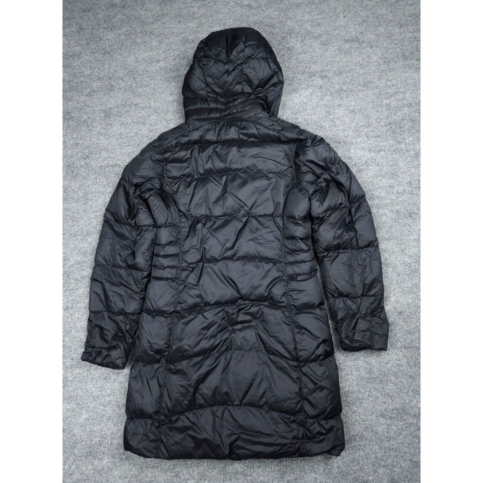 Mountain Hardwear Mountain Hardwear Puffer Coat Womens XS Black Hooded Long Down Jacket Long Sleeve Lightweight Winter Fall Outdoor Casual Travel Mens Womens Girls Boys Size XS / US 0-2 / IT 36-38 - 4 Thumbnail