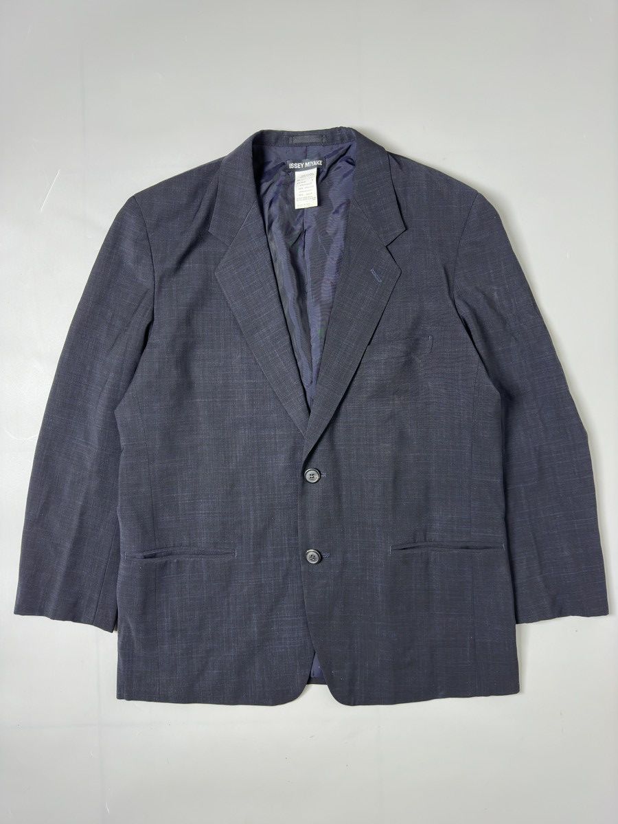 Issey Miyake × Vintage FALL’01 — ISSEY MIYAKE MAINLINE BLAZER Size 40S - 1 Thumbnail