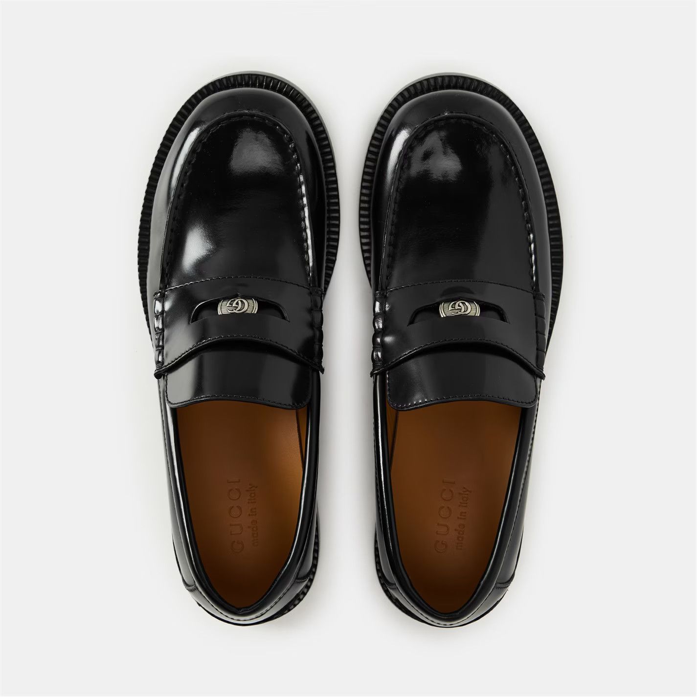 Gucci o1g2r1mq0426 Protaemin Loafers in Black Size US 9.5 / EU 42-43 - 4 Thumbnail