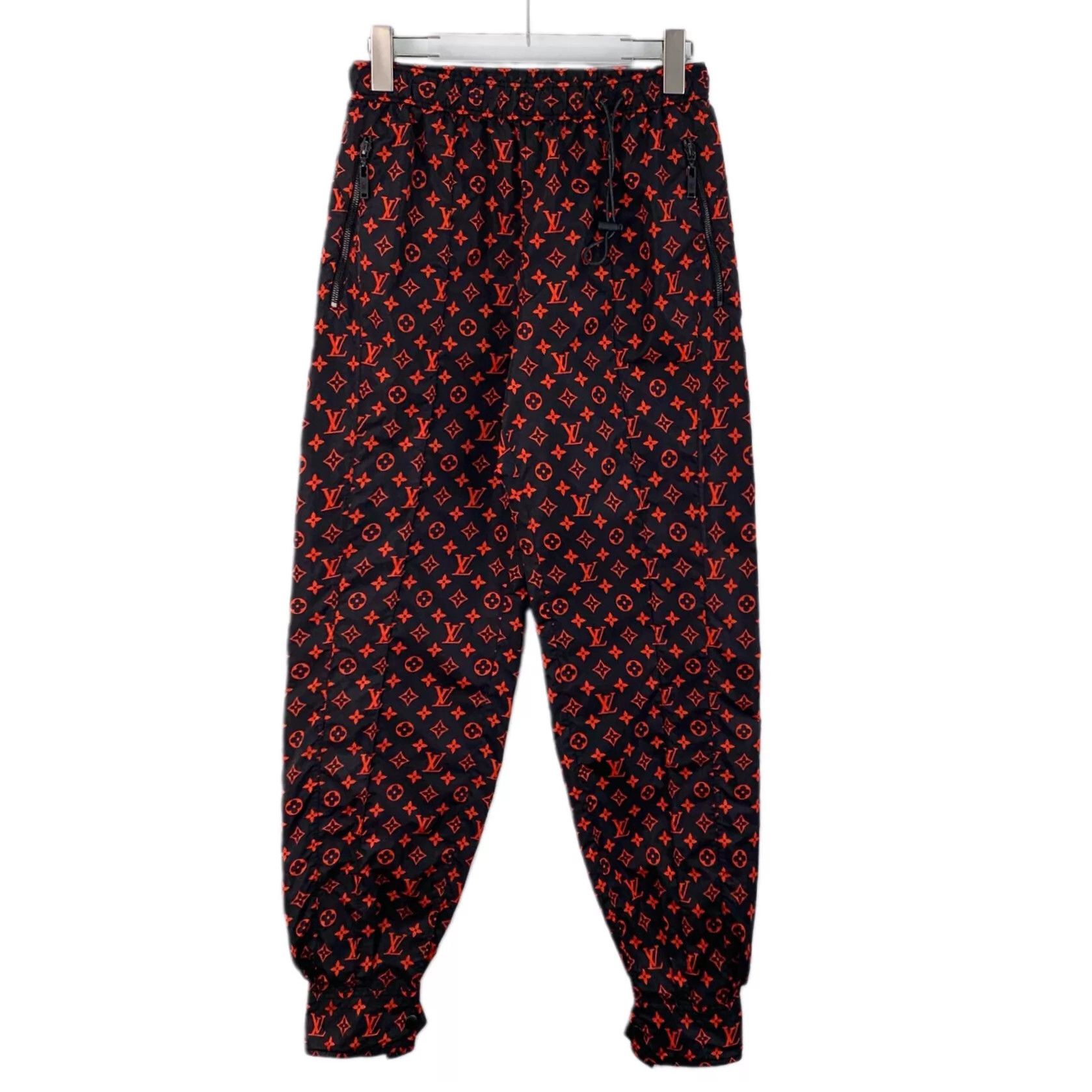 Louis Vuitton LW0433 Louis Vuitton Monogram Deep Red Casual Trousers Size 24" / US 00 / IT 34 - 1 Thumbnail