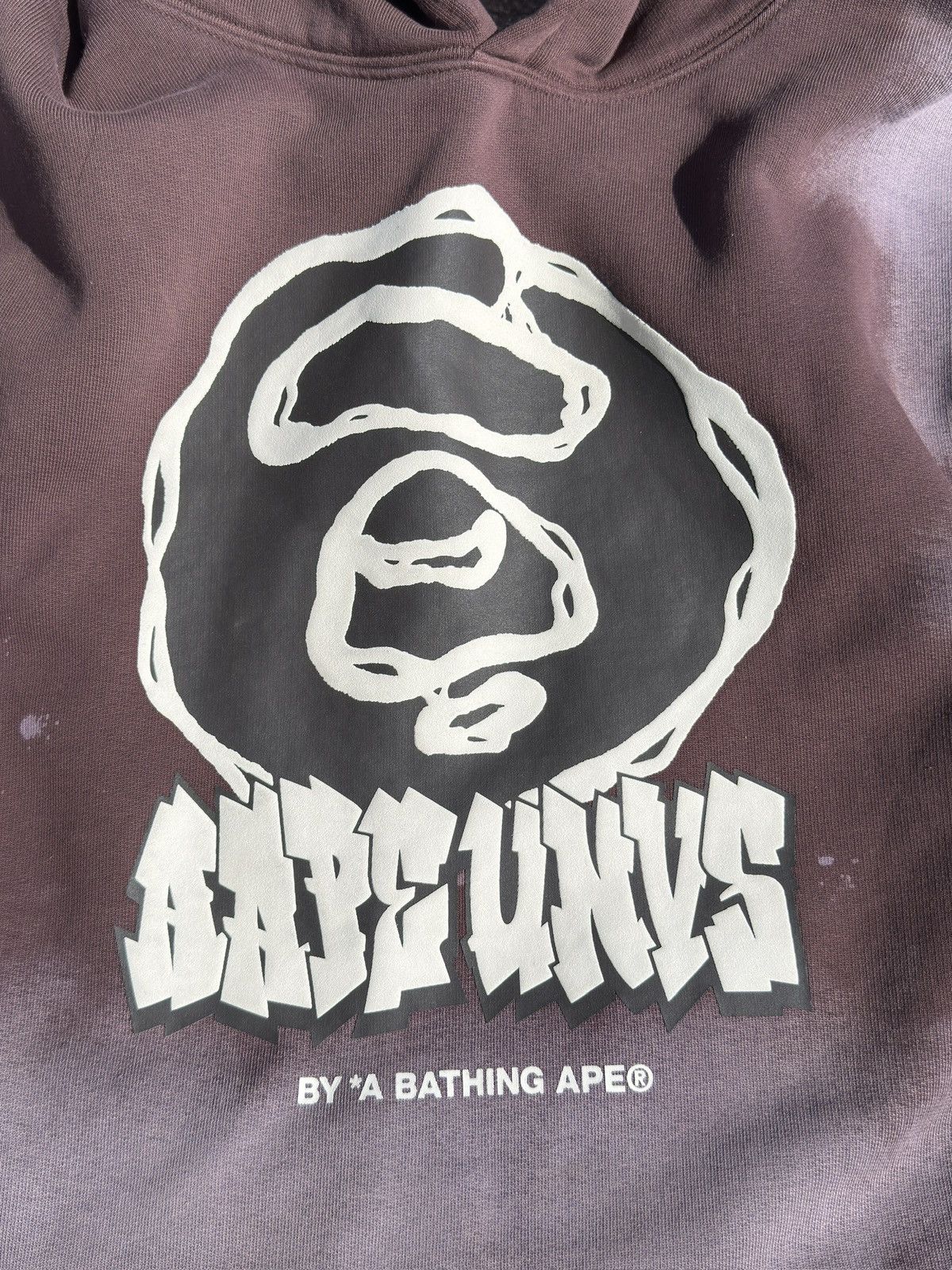 Aape AAPE - BAPE UNVS Hoodie in Brown Size US XL / EU 56 / 4 - 3 Thumbnail