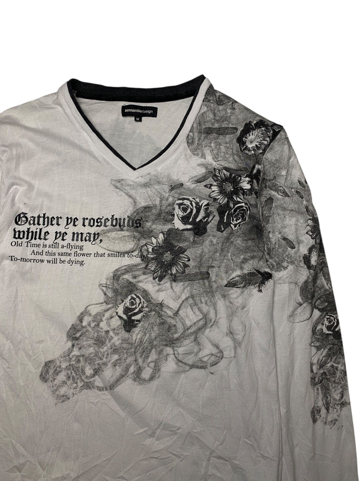 If Six Was Nine 2000's Semantic Design Floral Tribal Longsleeve Size US S / EU 44-46 / 1 - 2 Thumbnail