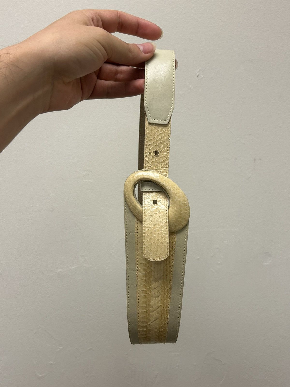 Dior 90’s Snakeskin Loop Belt Size ONE SIZE - 2 Thumbnail