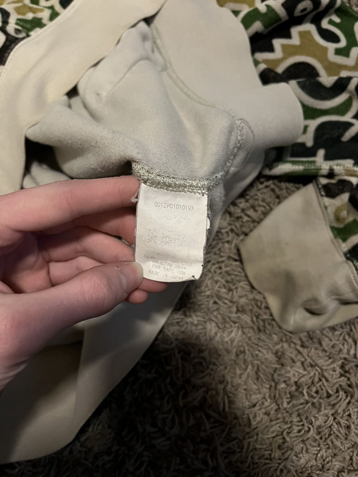 Bape og bape hoodie Size US XL / EU 56 / 4 - 10 Thumbnail