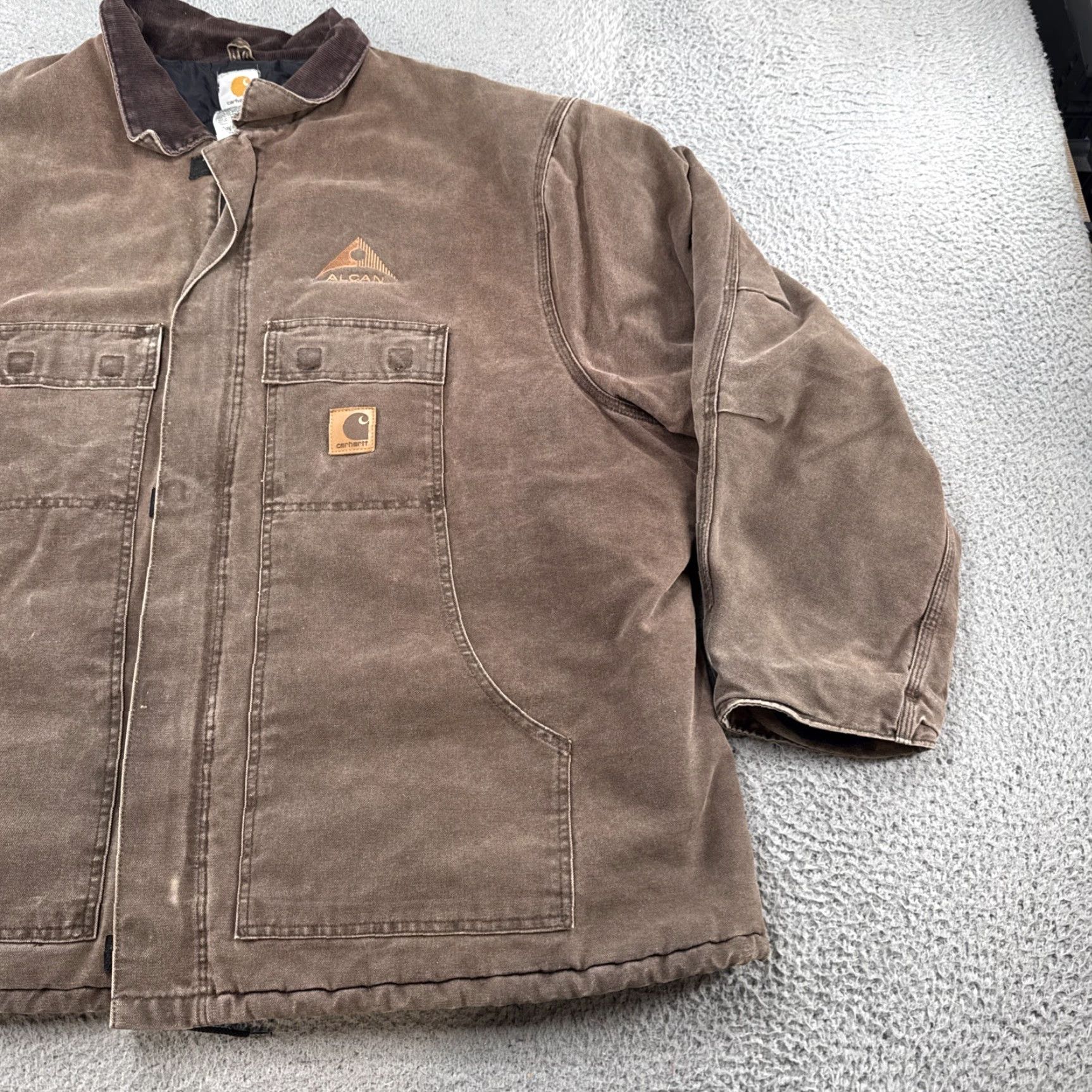 Carhartt Carhartt Jacket C26 CHT Brown Duck Canvas Coat Quilt Lined Work 4XL Size Mens Size US XXL / EU 58 / 5 - 3 Thumbnail